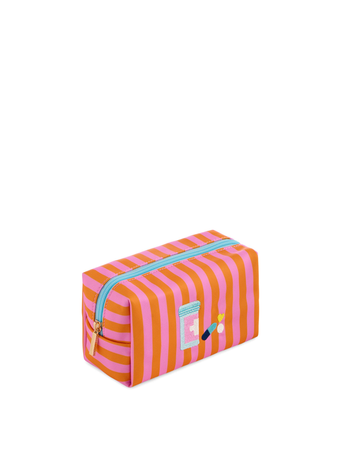 PILLS SMALL ZIP POUCH,PINK