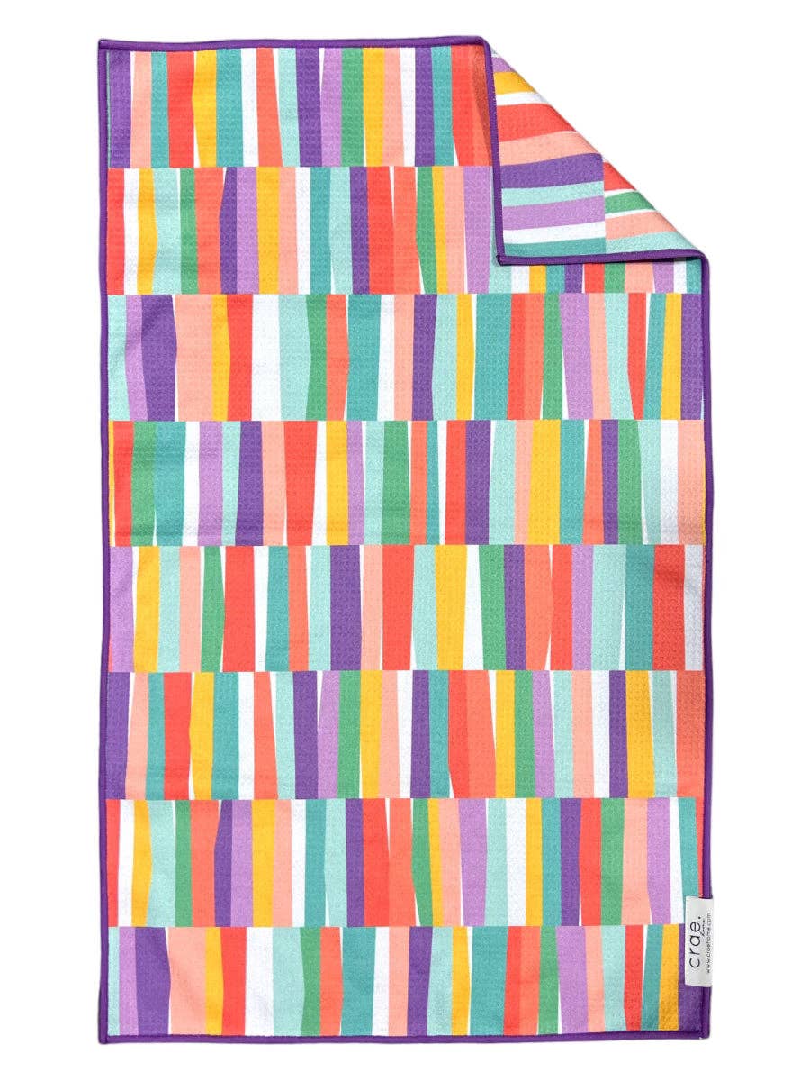 Color Stack: Double-Sided Hand Towel: Multi, 17x27 in, Hand Towel