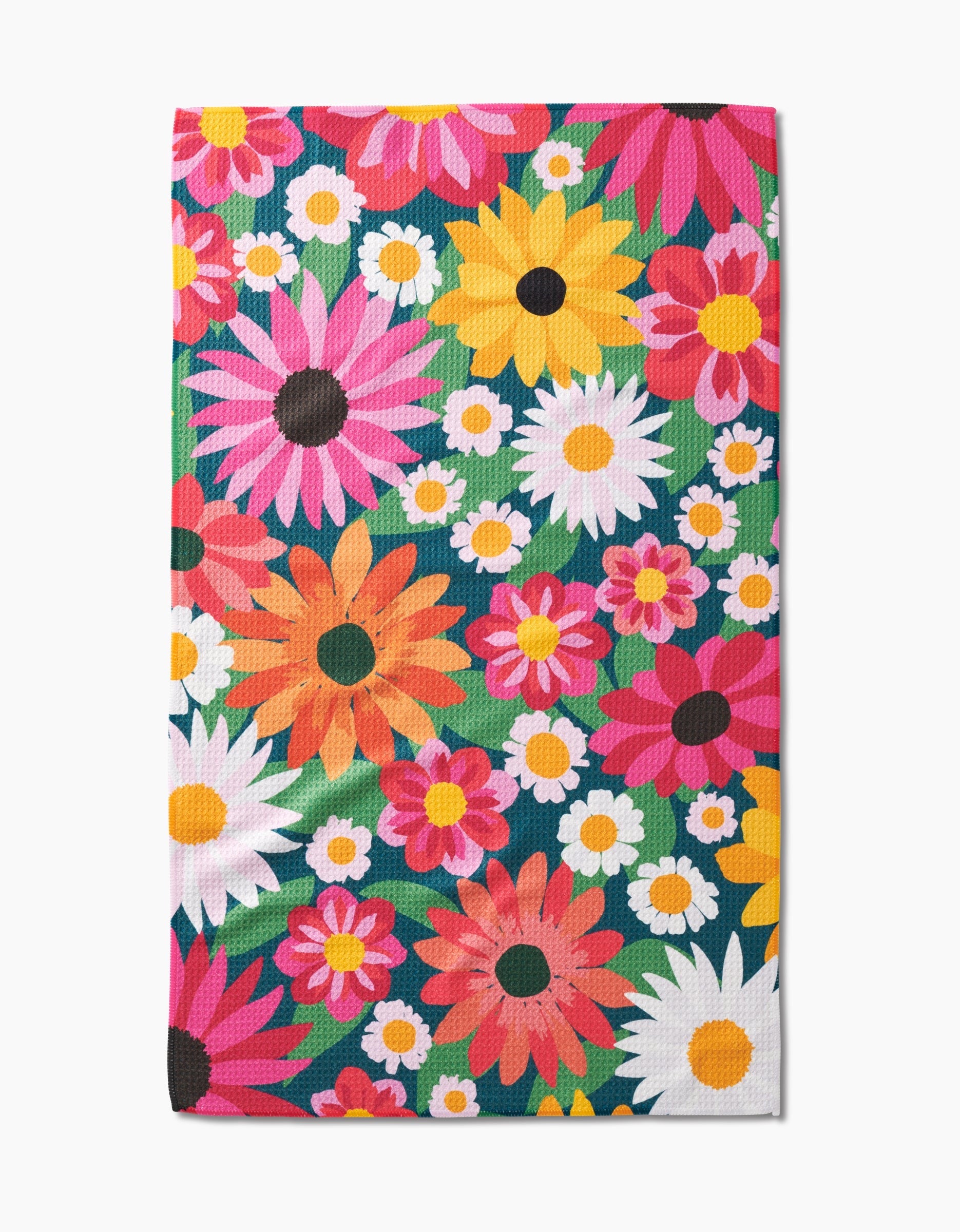 Geometry Tea Towel - Wild Blooms