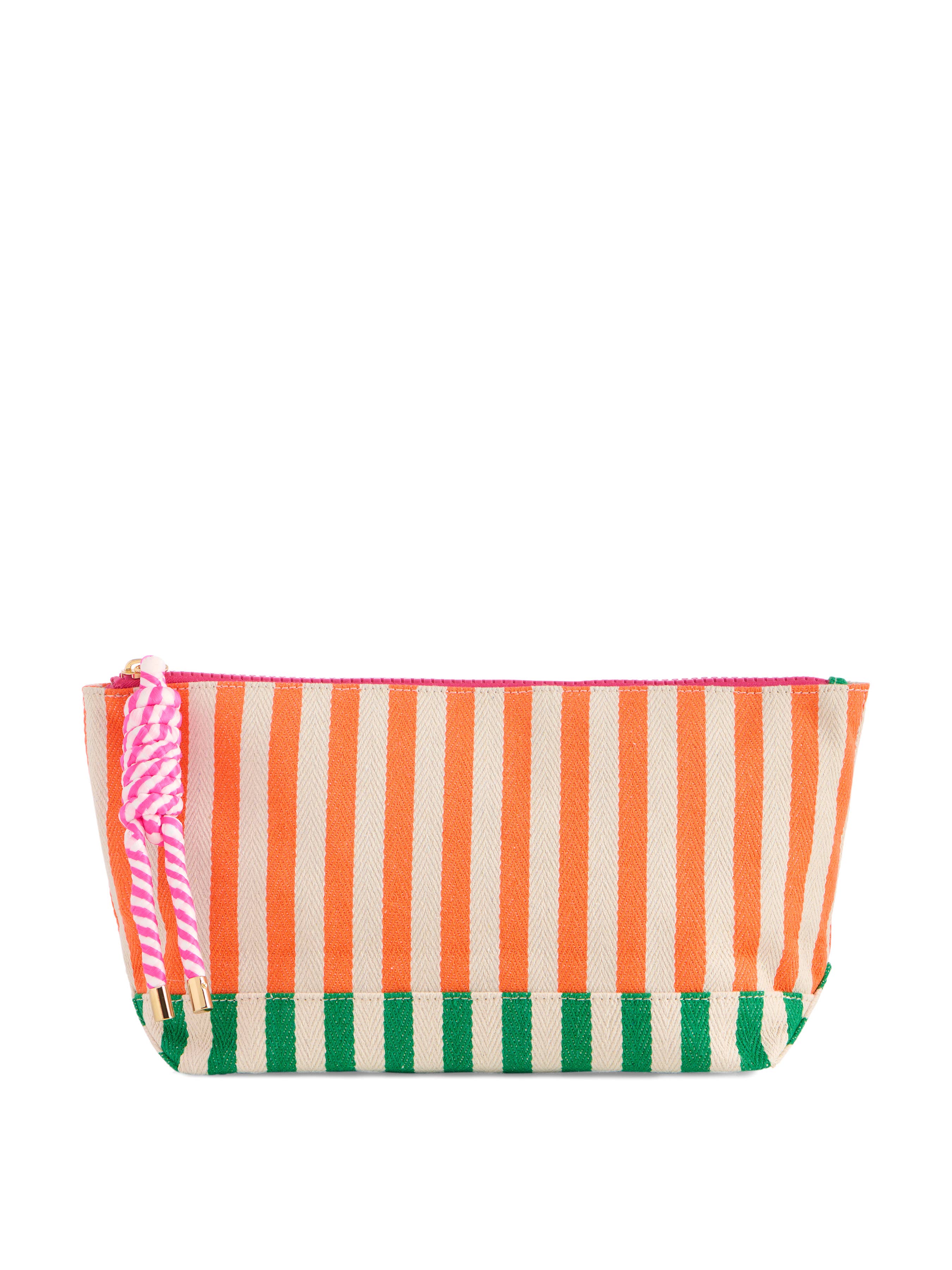 Port Stripe Pouch: Multi