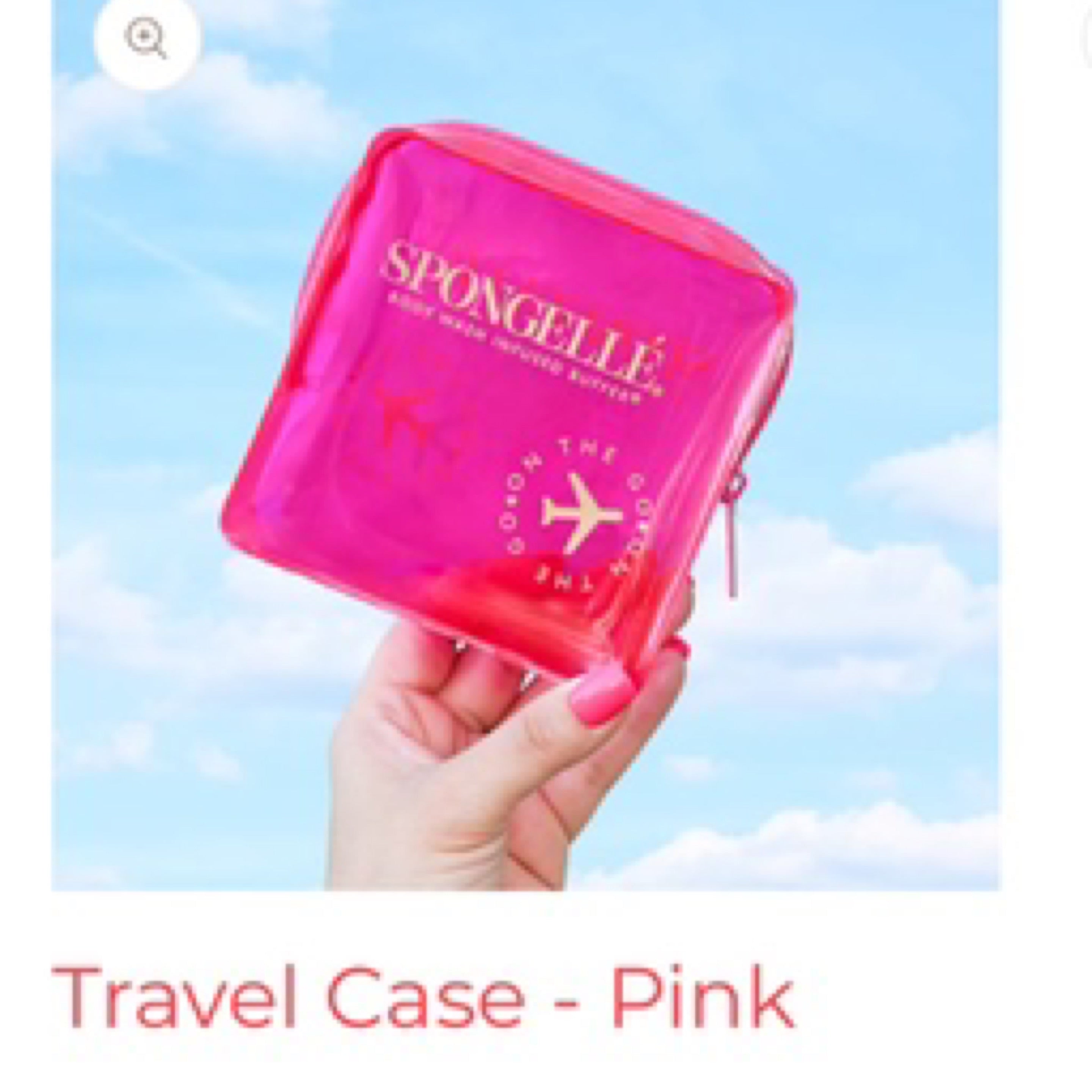 Spongelle Travel Case-Pink