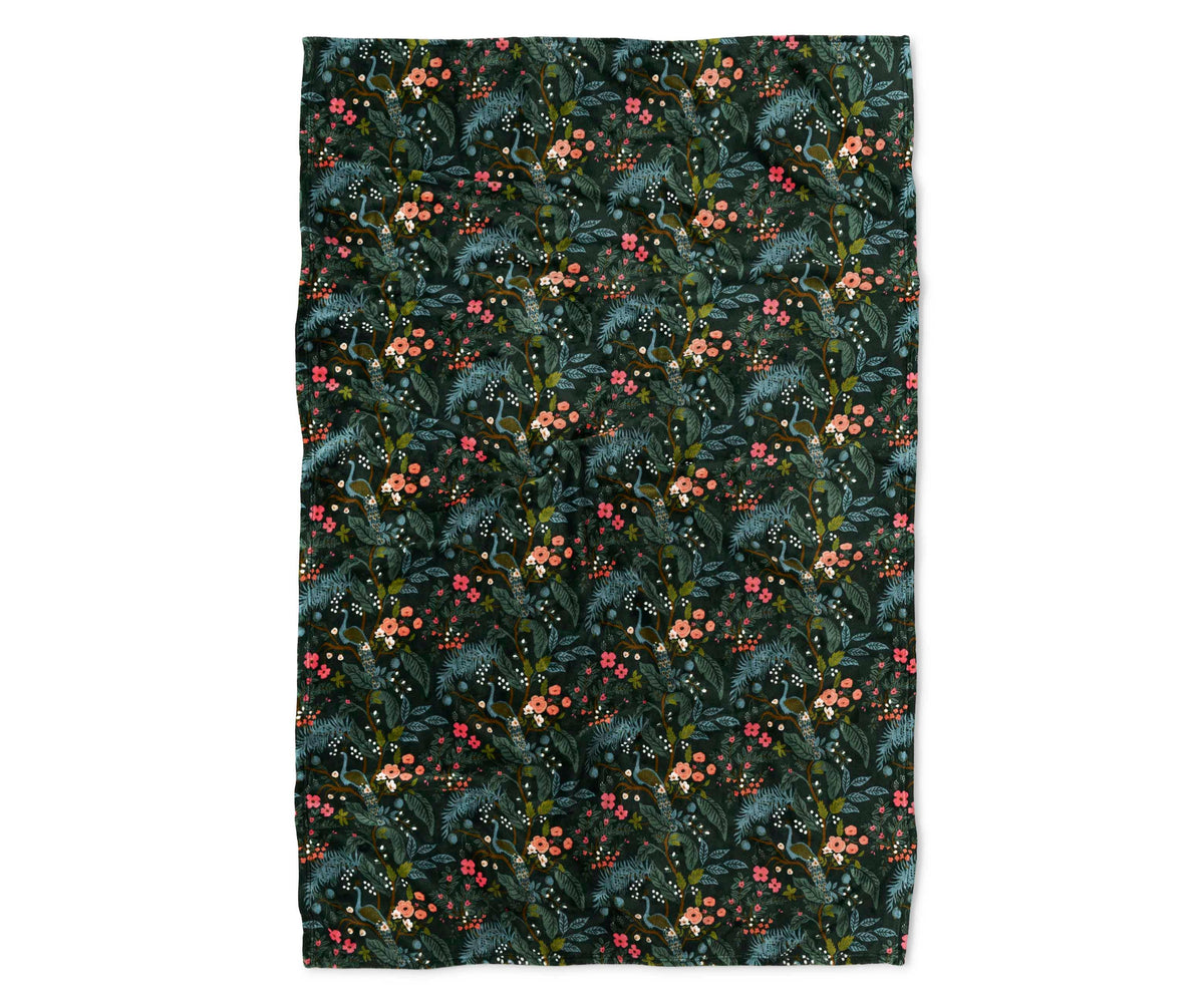 Peacock Fleece Blanket