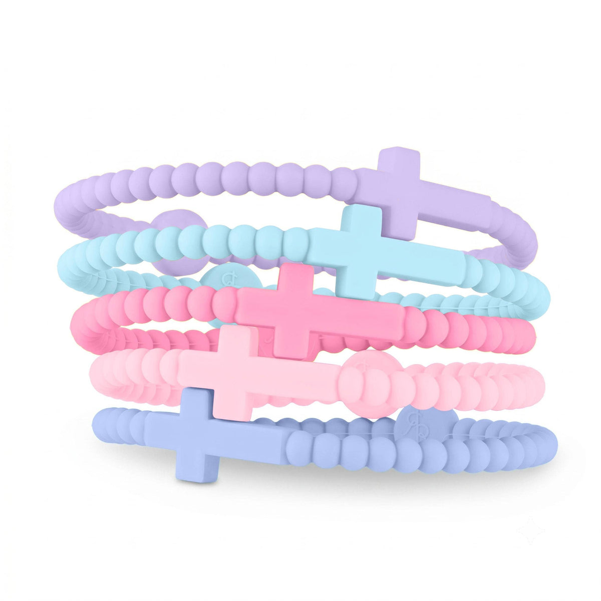 Jesus Bracelets - 5 Packs: Alloy, Medium