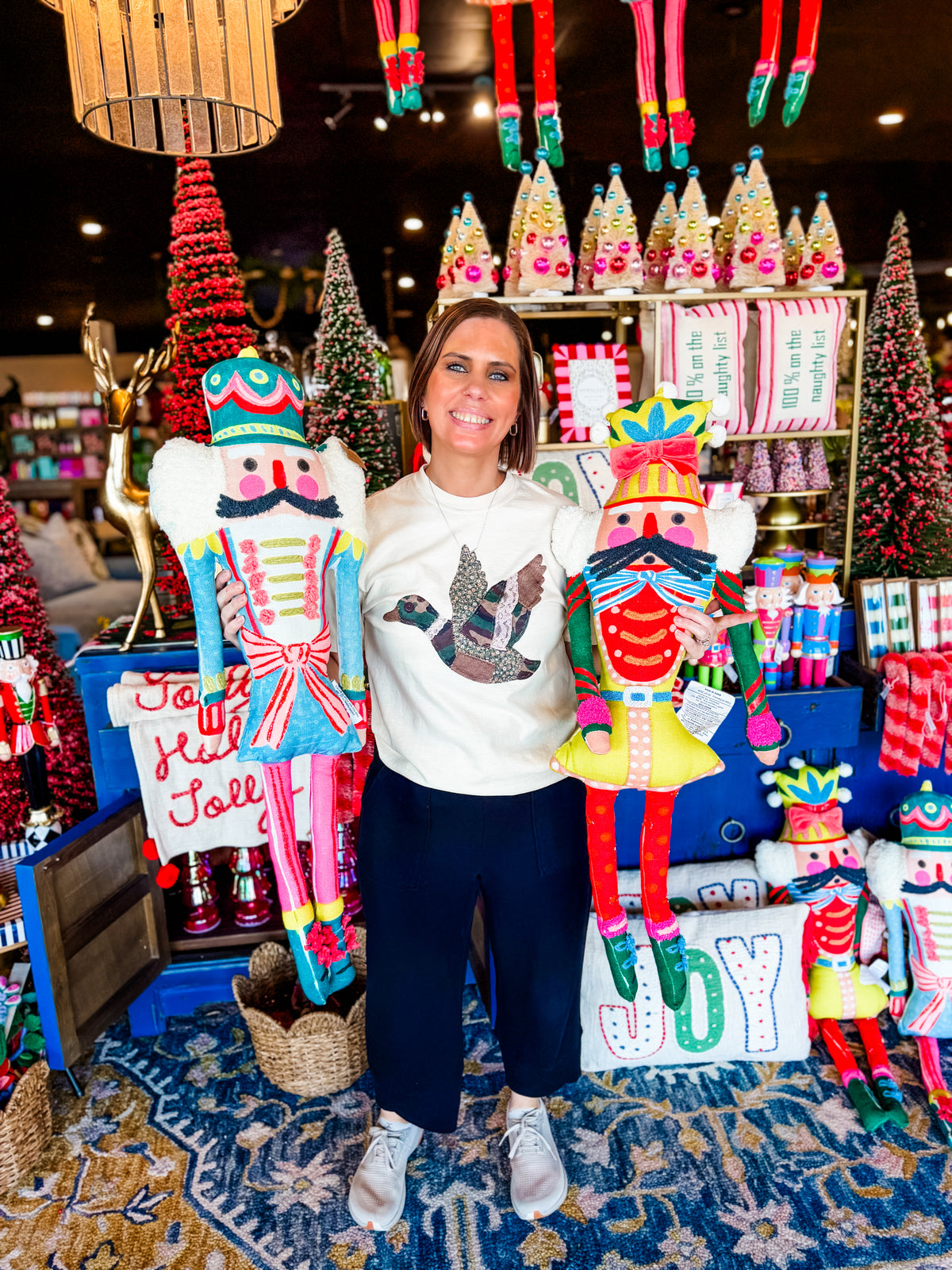 Printed Nutcracker Pillow