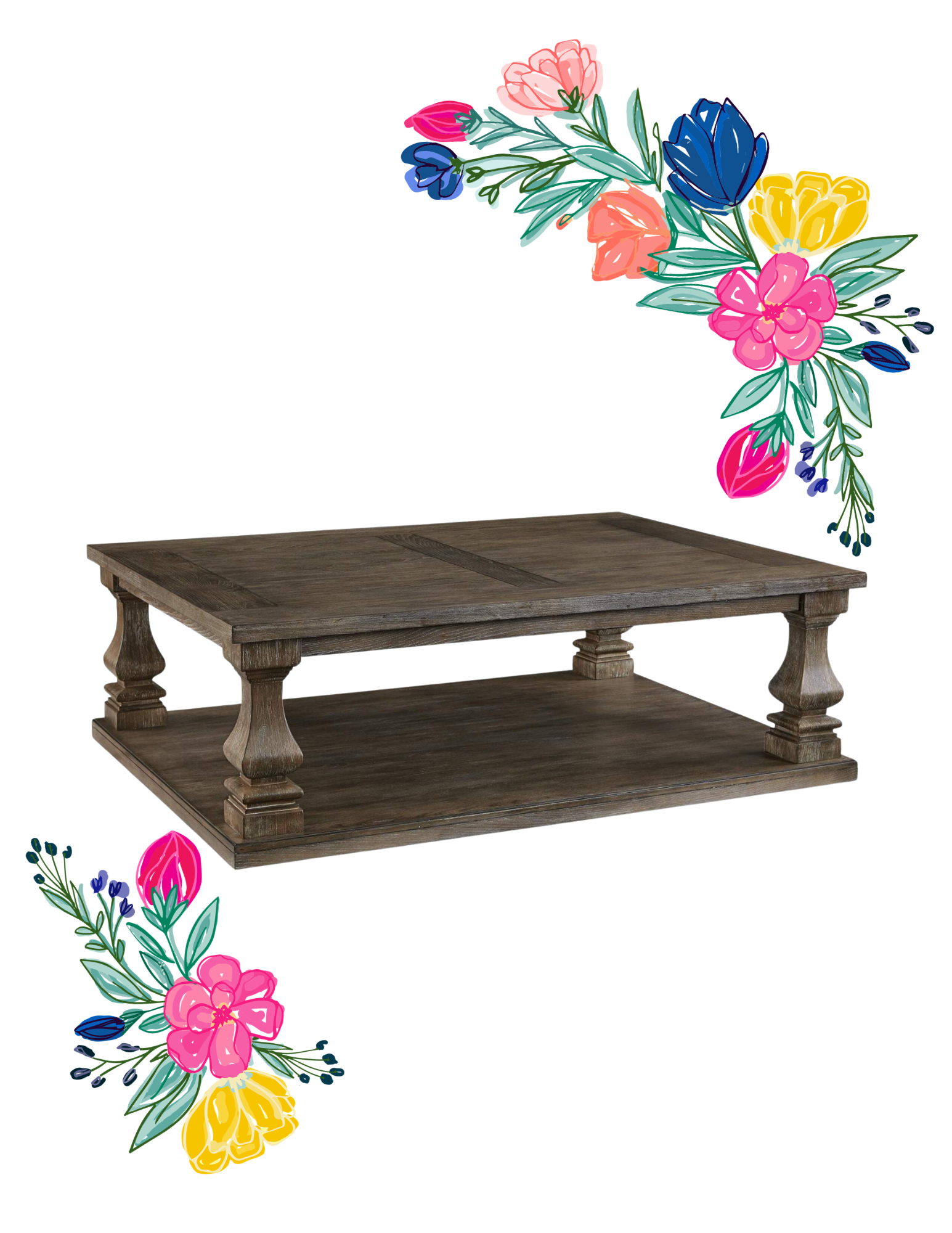 ASH Johnelle Rectangular Cocktail Table