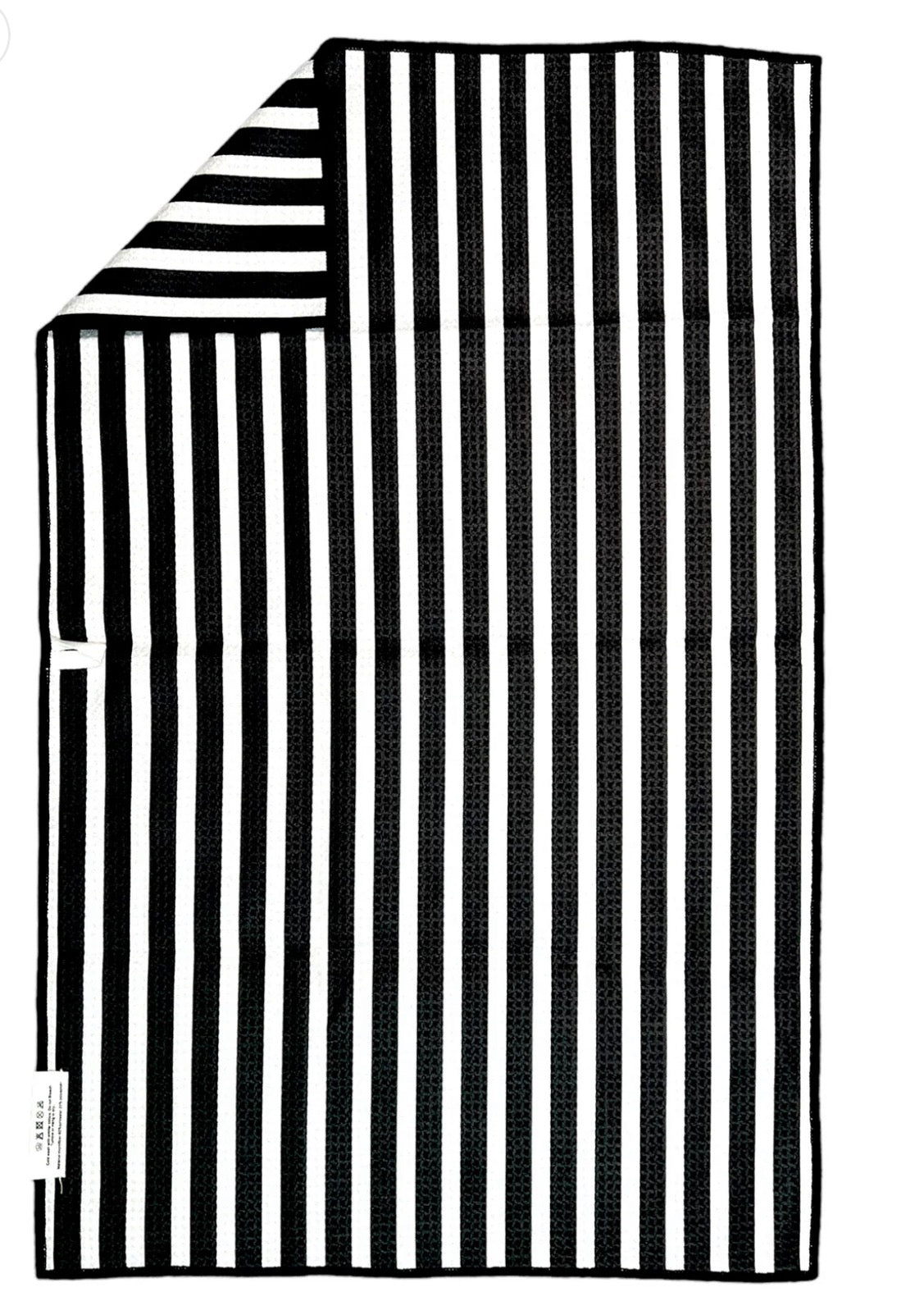 Crae Black Licorice Double Sided Hand Towel