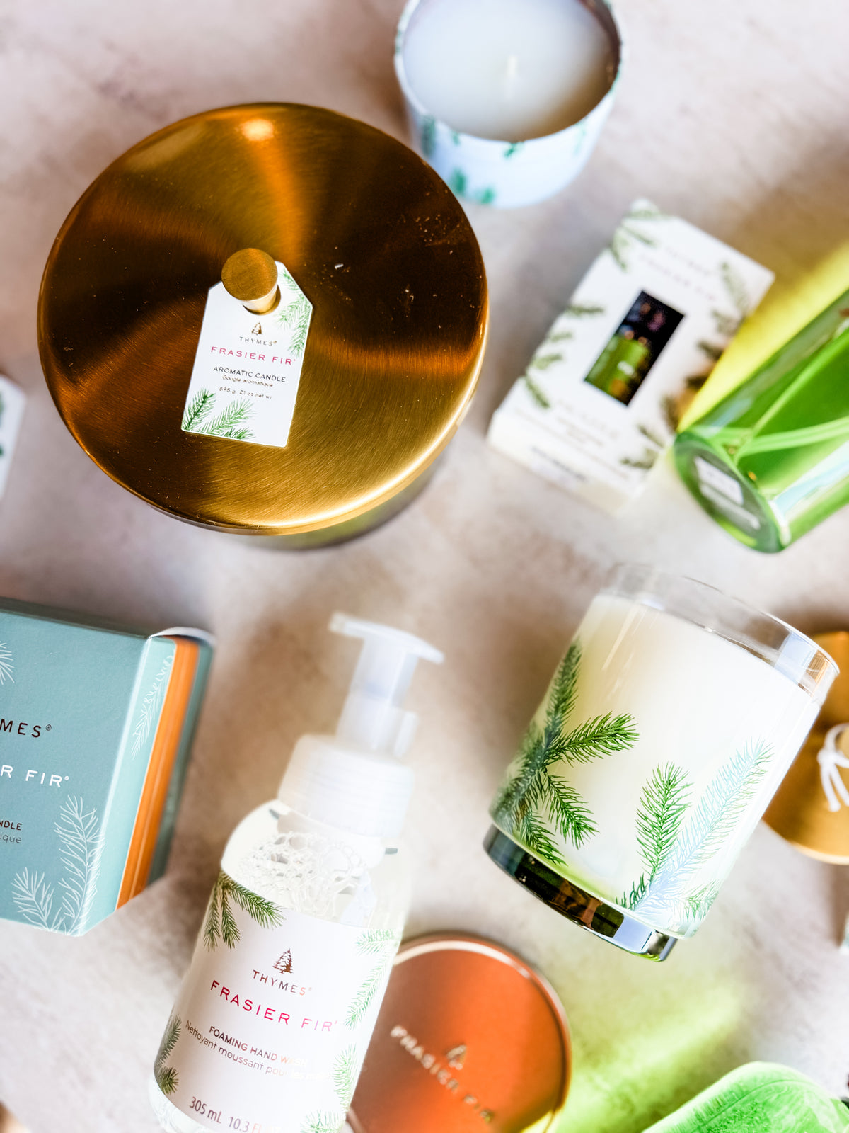 THYMES Frasier Fir 4 Wick Candle