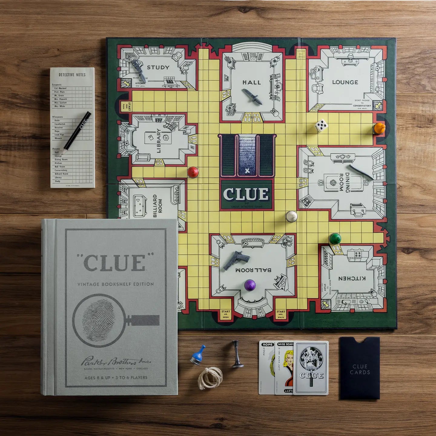 CLUE Vintage Bookshelf Edition