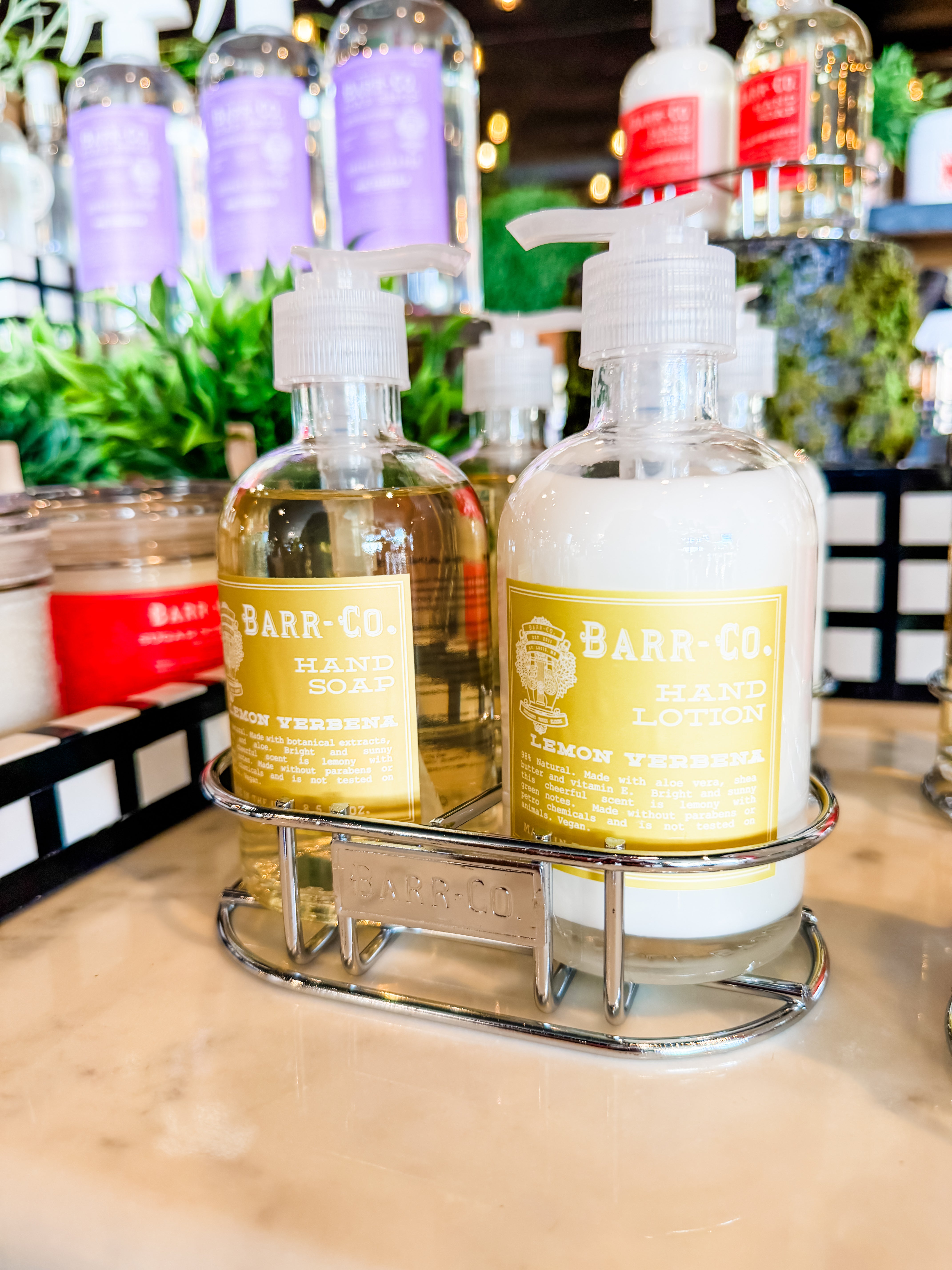 Barr- Co. Lemon Verbena Duo Caddy Set