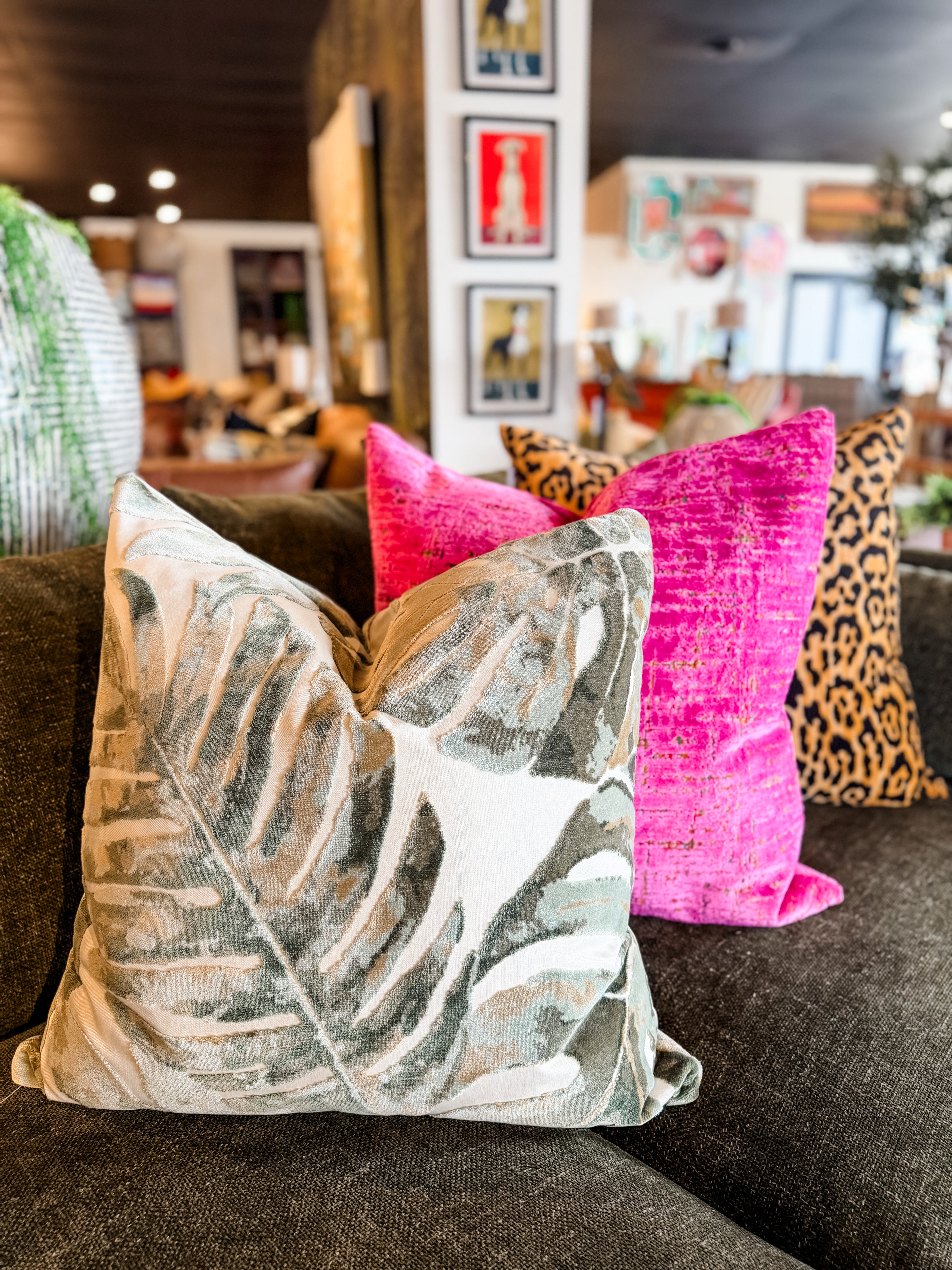 DVK Moonstruck Pillow- Fuschia