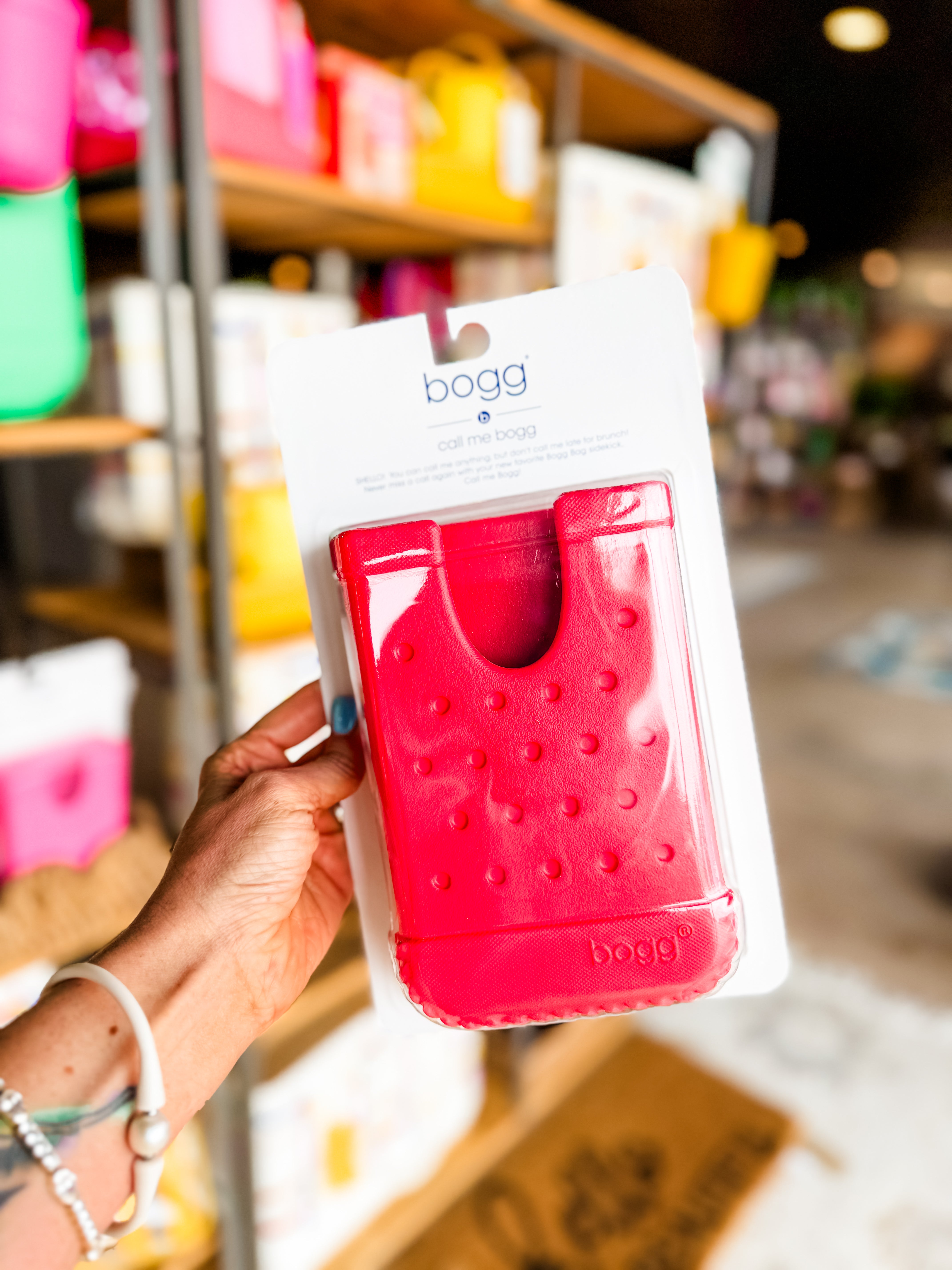 Call Me Bogg Phone Holder- Red