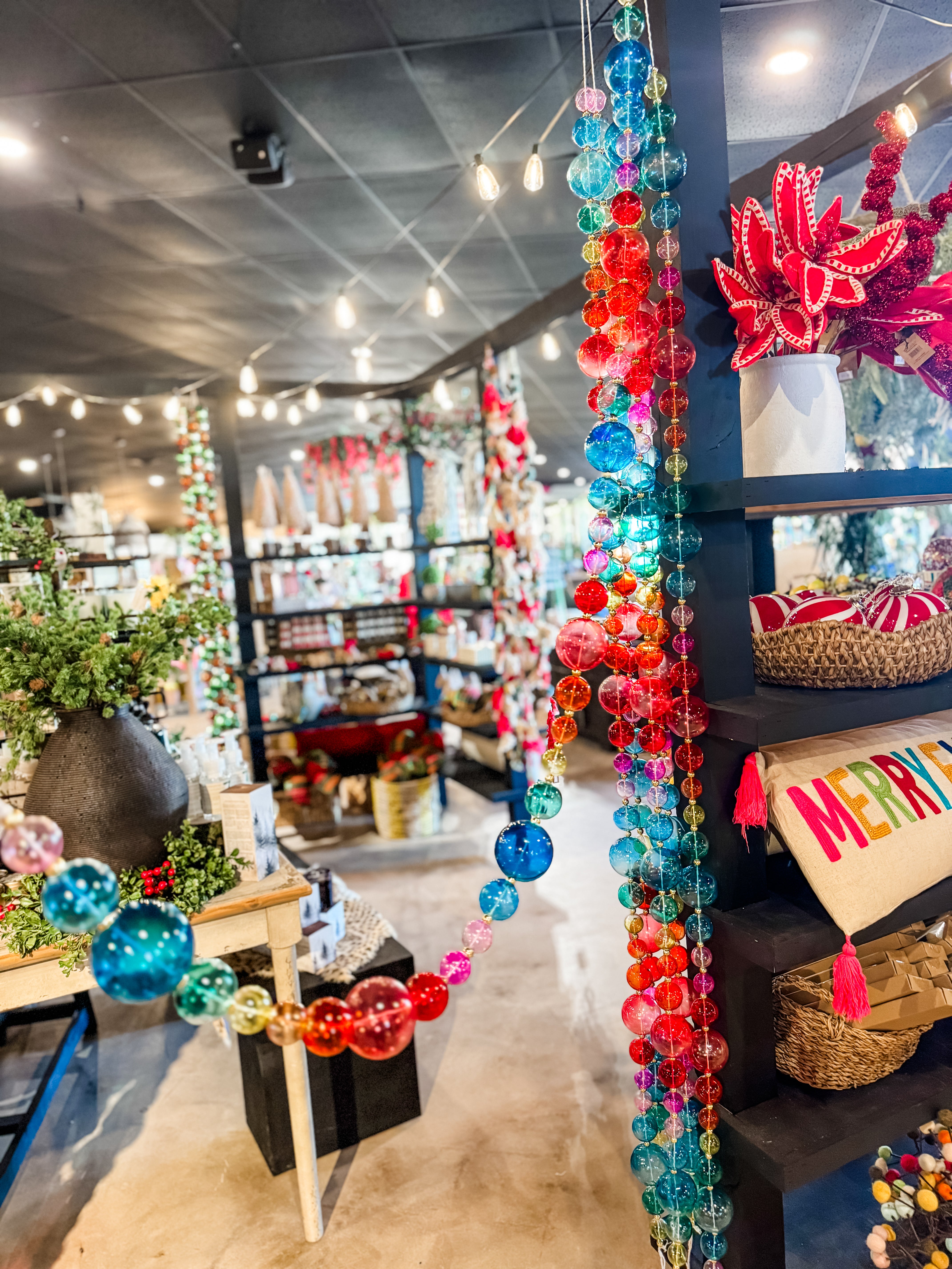 Multi Colored Plastic Garland