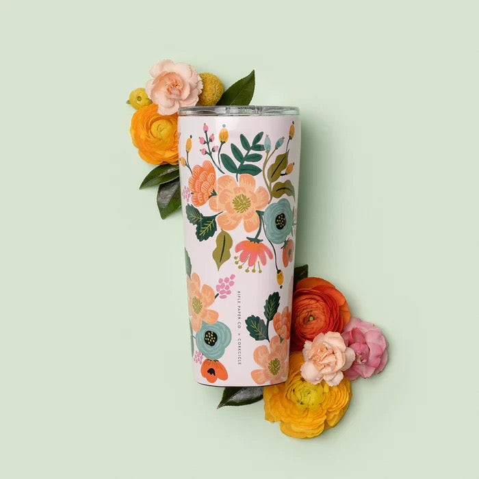 24 oz Corkcicle Rifle Paper Co. Lively Floral Tumbler