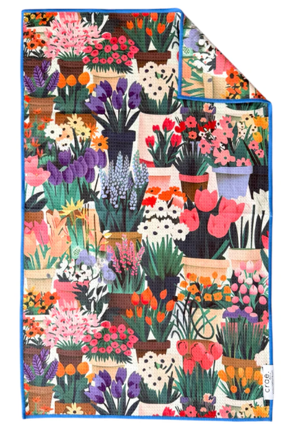 Crae Pots Of Love: Double- Sided Hand Towel