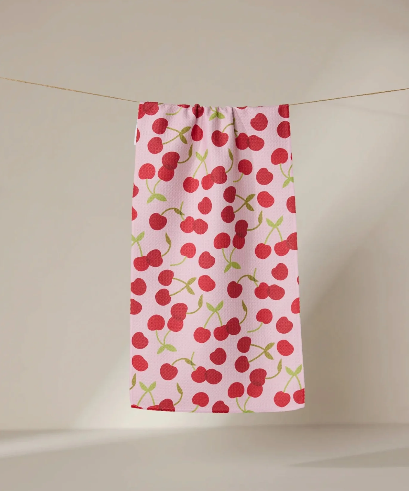 Geometry Tea Towel - Cheery Cherries