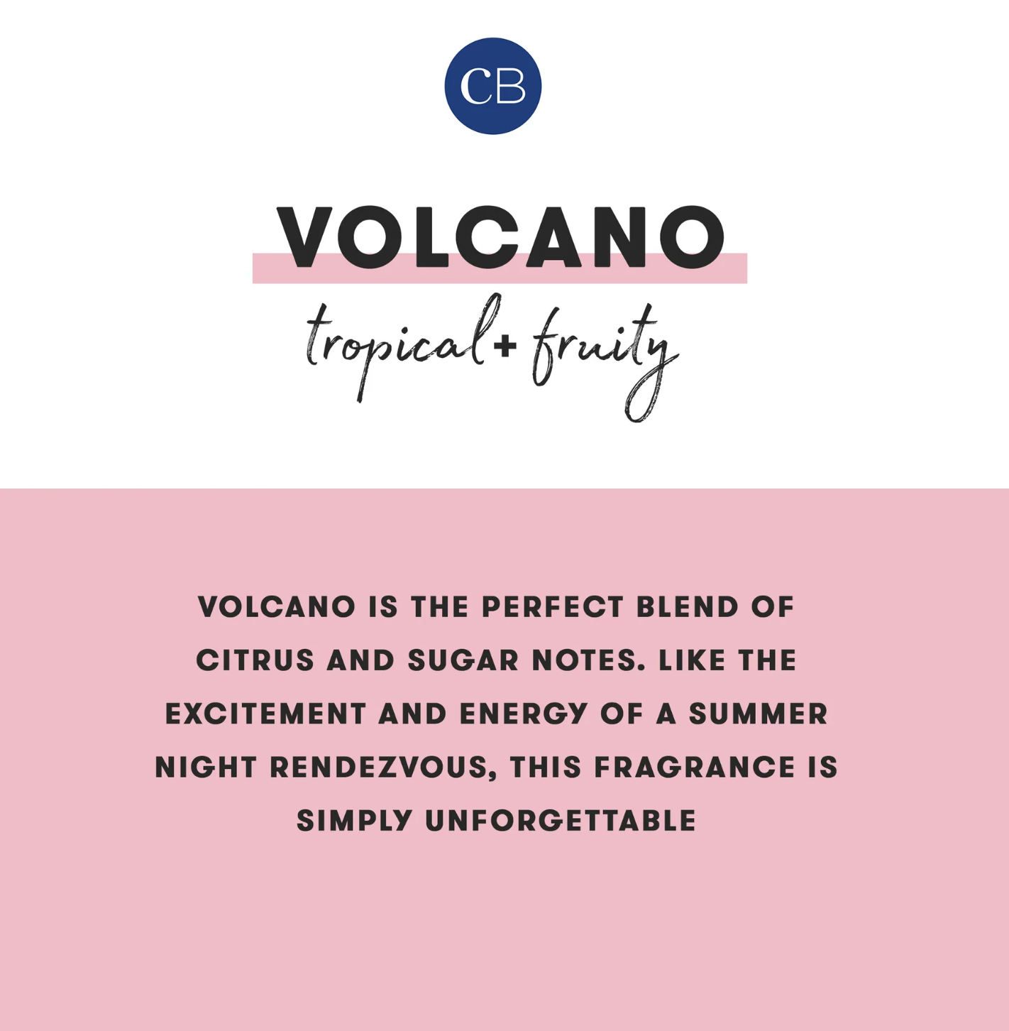 CB 3.4 oz Hand Cream- Volcano