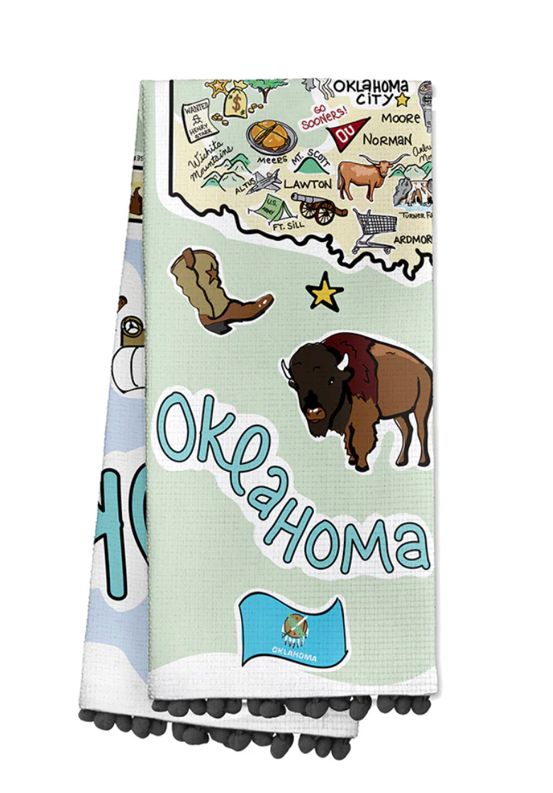 Swig Cotton Towel - Oklahoma