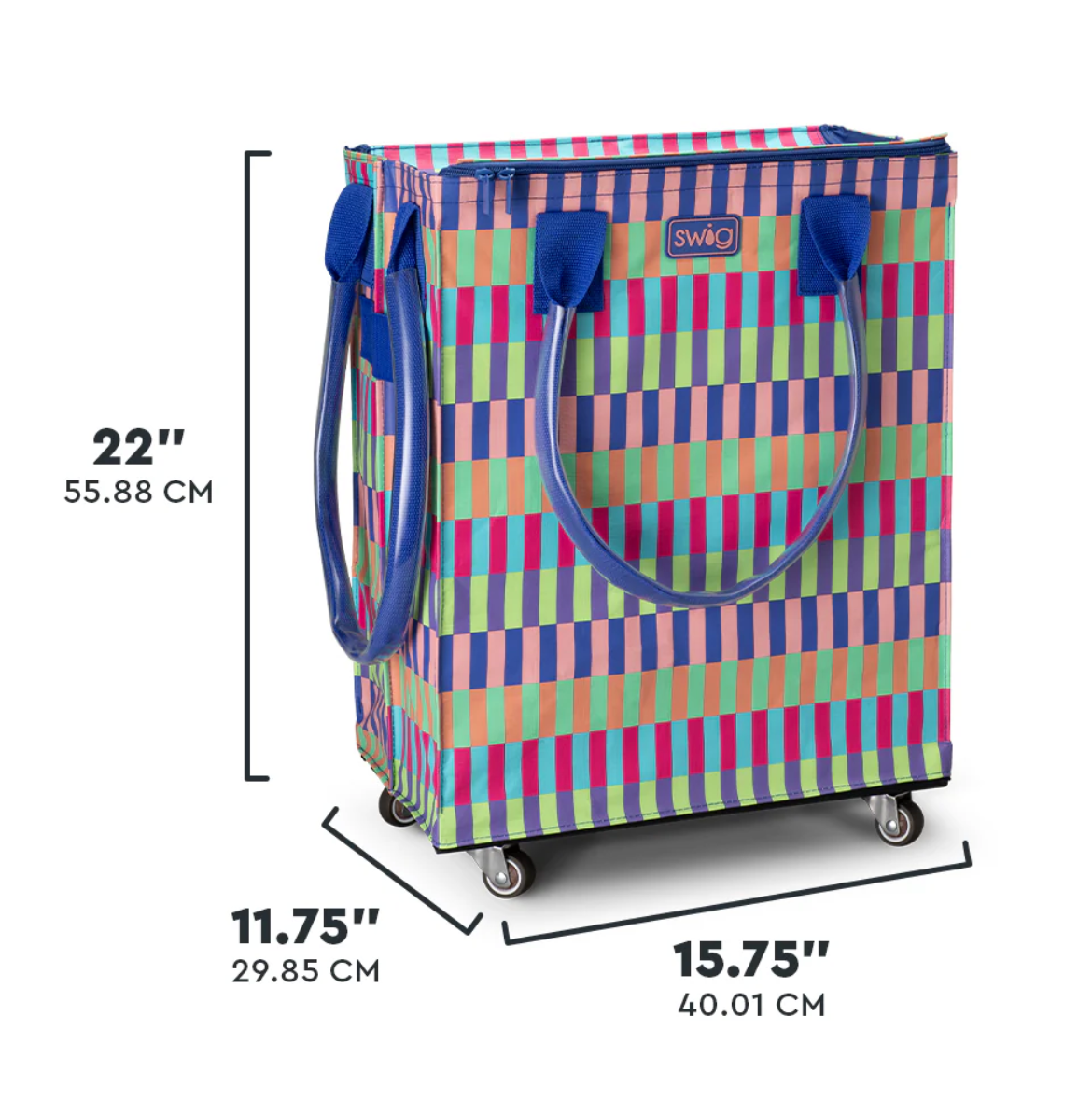 Brite Stripe Mega Tote Bag