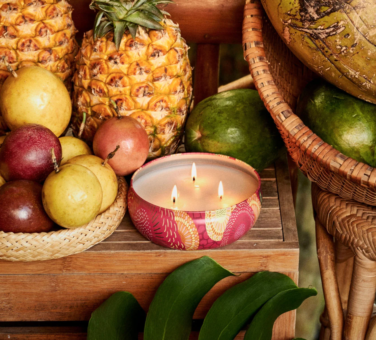 Voluspa Napali Passion Fruit Tin Candle