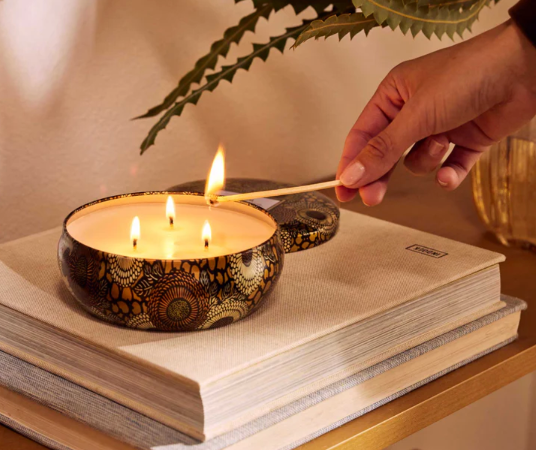 Voluspa Baltic Amber- 3 Wick Tin Candle