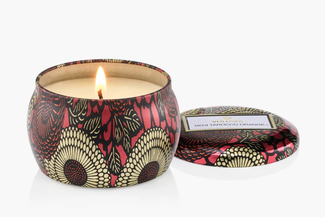 Voluspa Goji Tarocco Orange- Mini Tin Candle