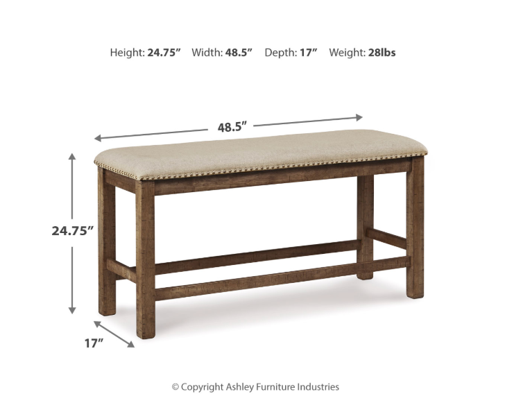 Ash-Moriville Double Bench