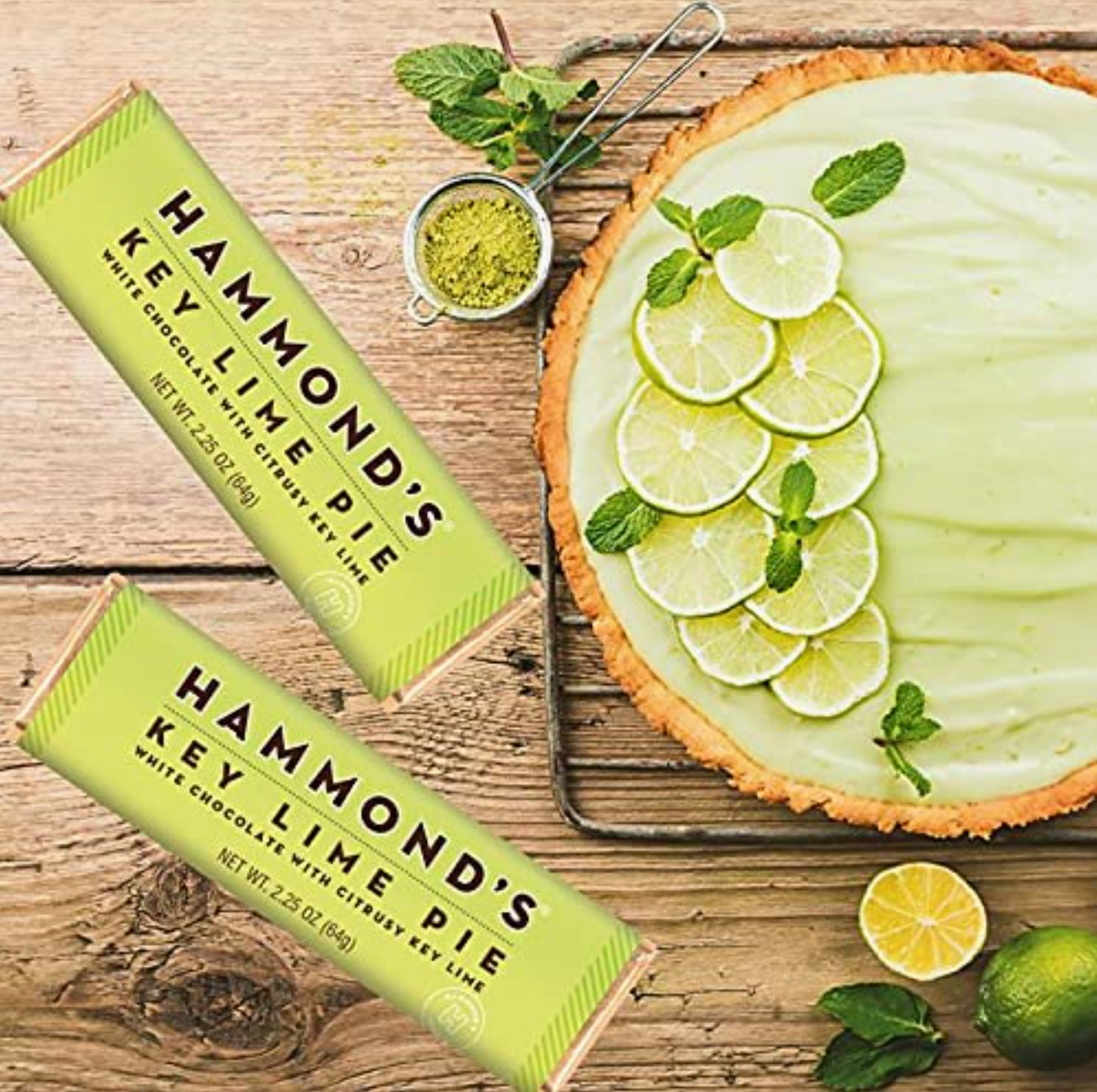 Hammond's Key Lime Pie White Chocolate Bar