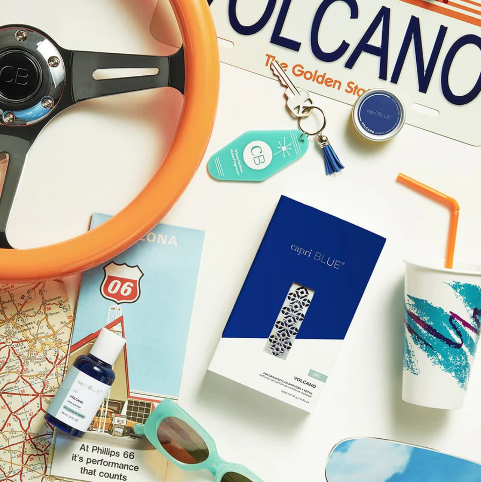 Capri Blue - Volcano Car Diffuser