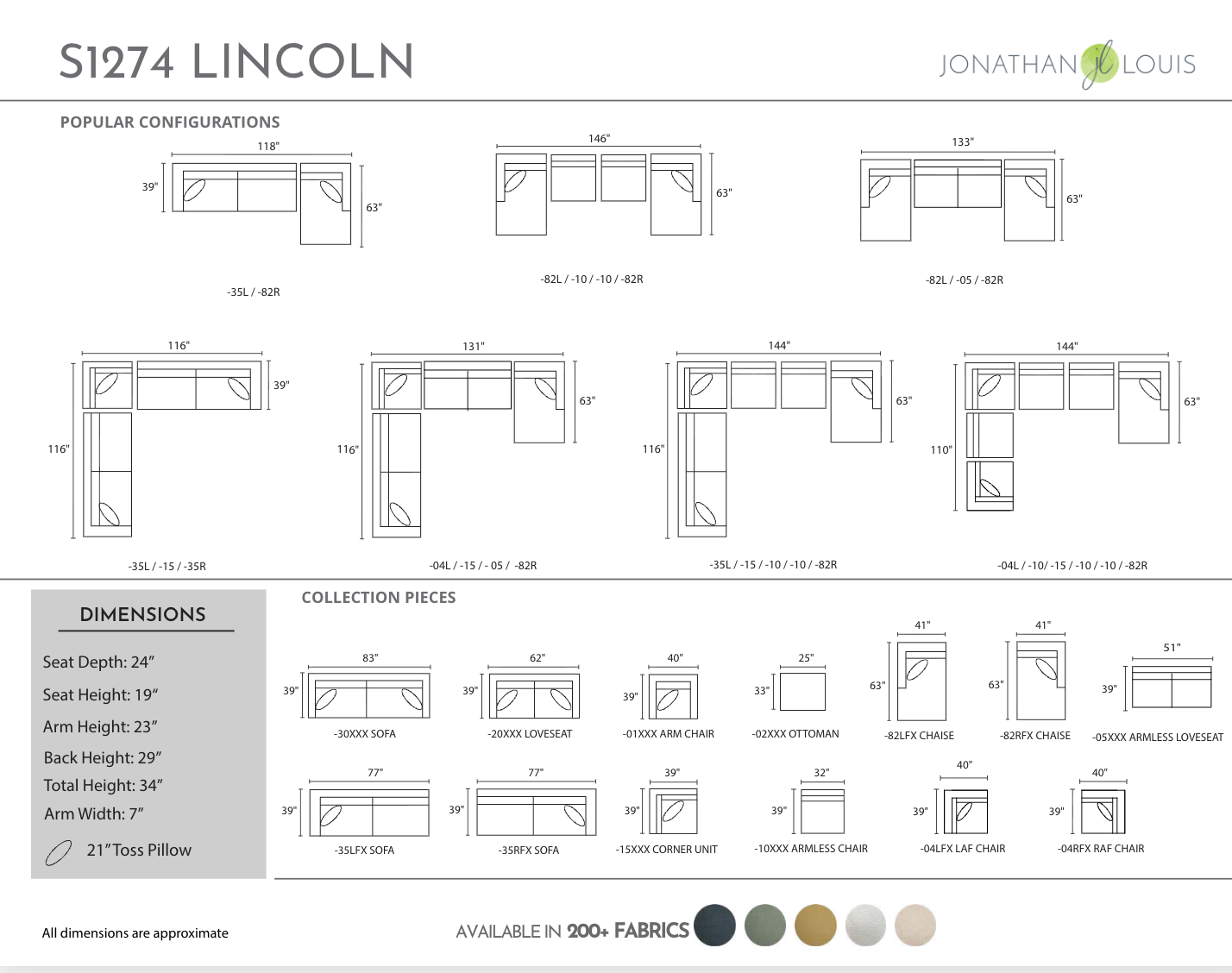 Lincoln Sectional