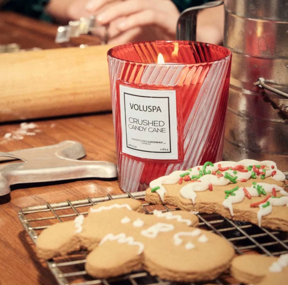 Crushed Candy Cane 6.5 oz. Candle