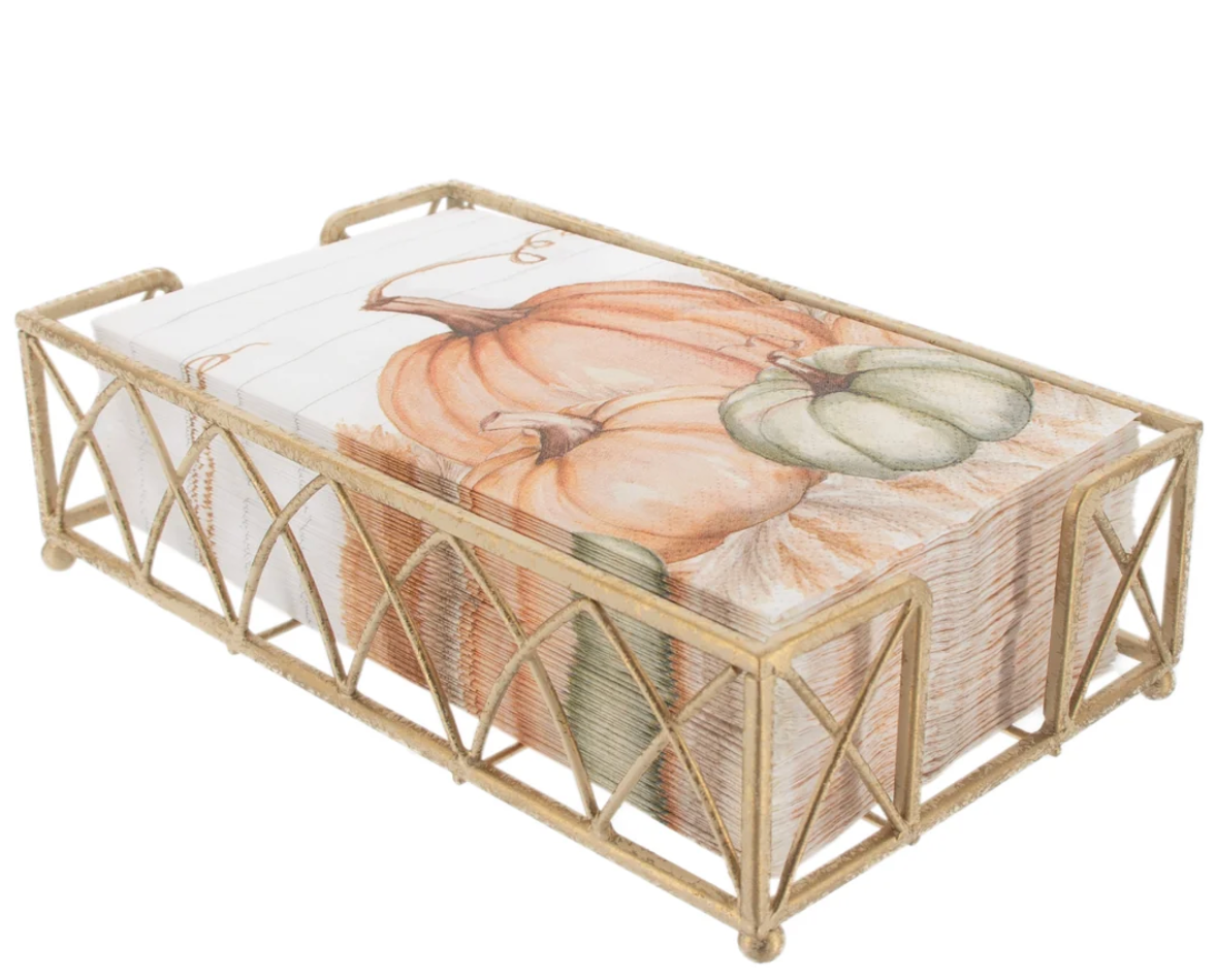 Guest Towel Metal Napkin Caddy