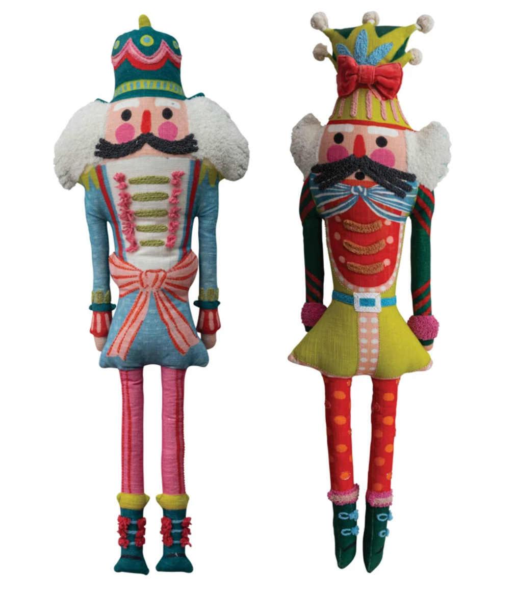 Printed Nutcracker Pillow