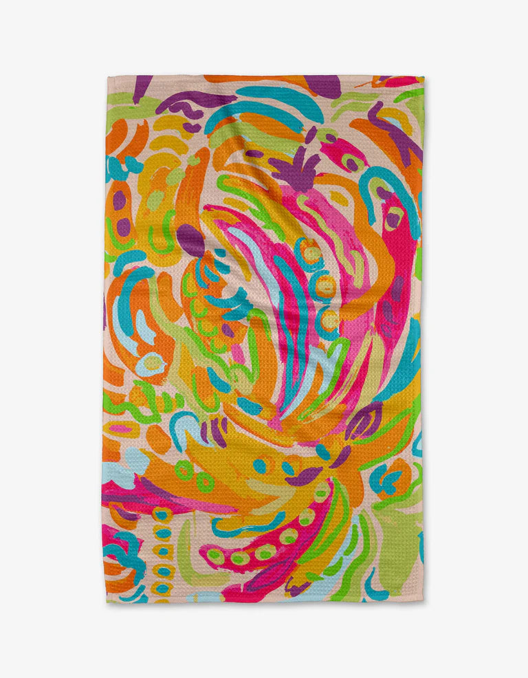 Geometry Tea Towel - Florescence