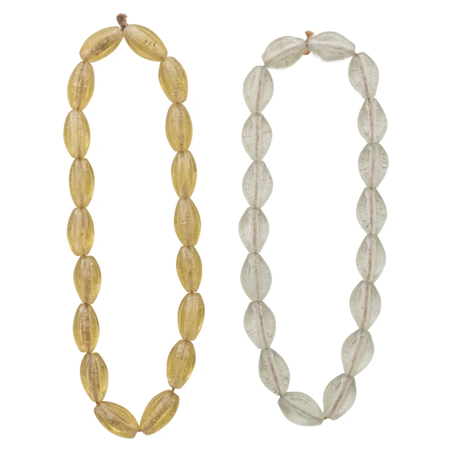 Glass Bead On Jute Cord
