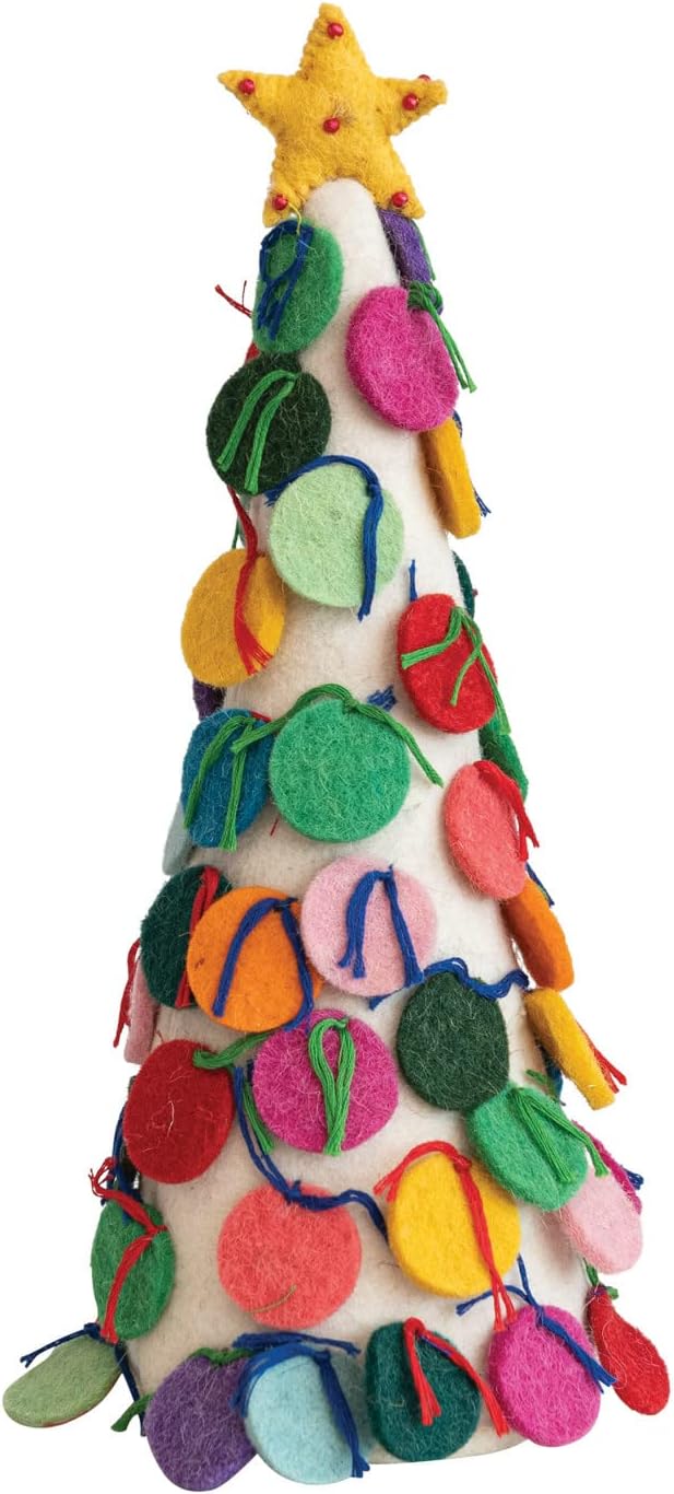 Felt Christmas Tree With Circles