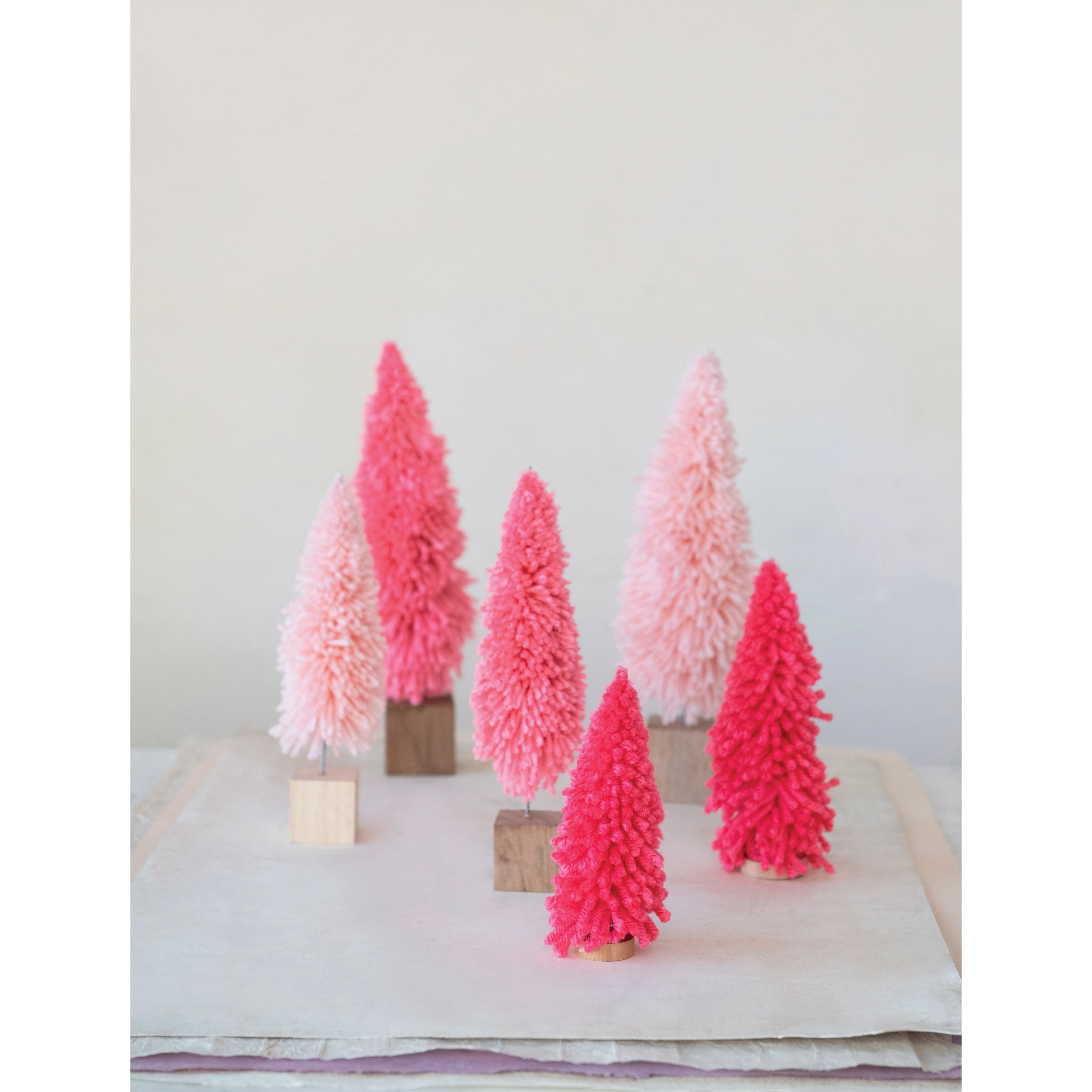 Hot Pink Yarn Tree