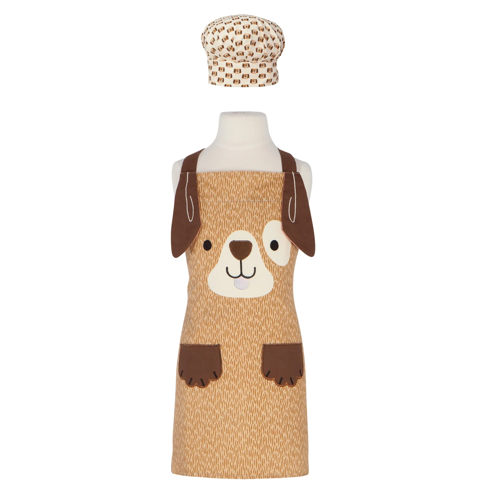 Dog Daydream Kids Apron And Hat Set