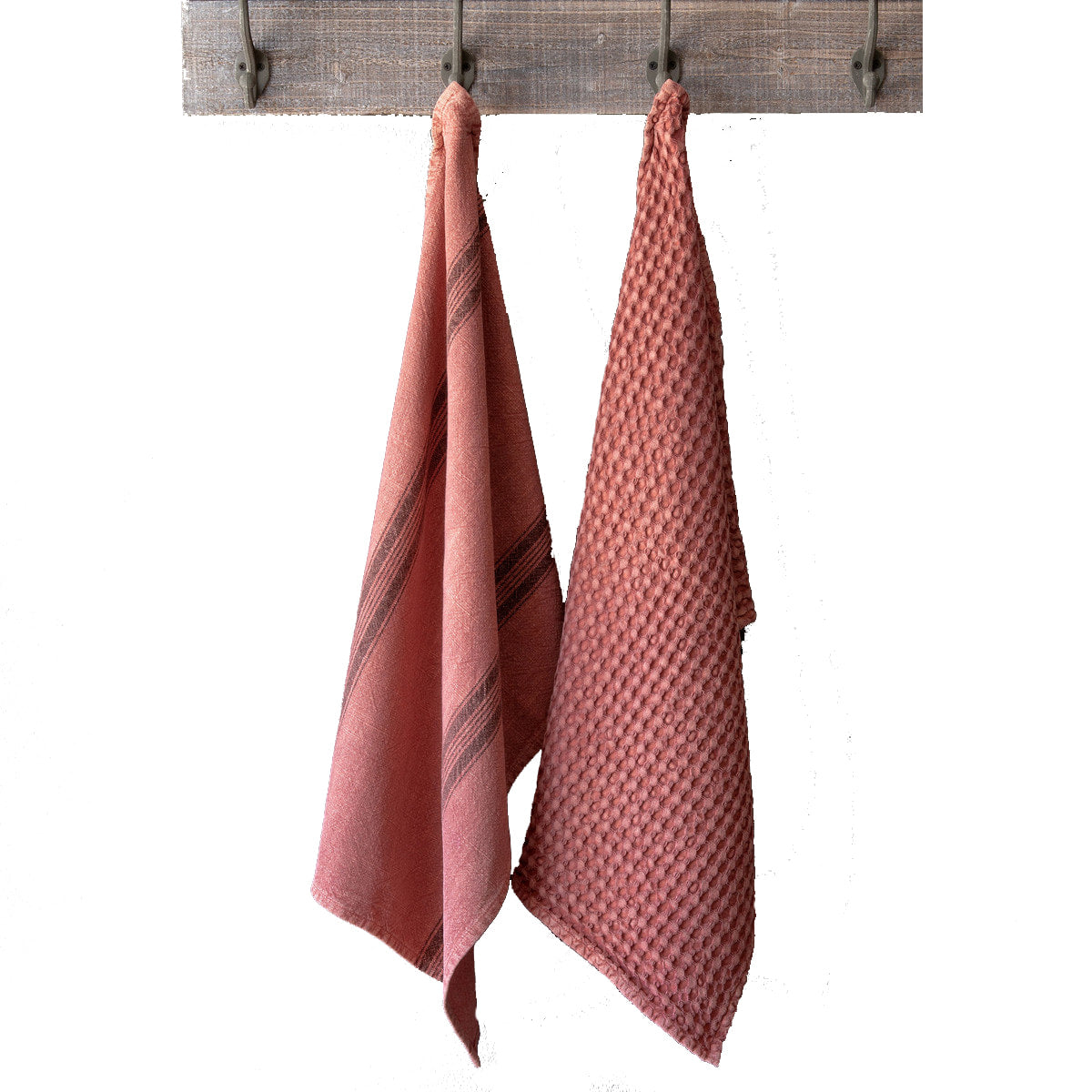Vintage Coral Dish Towels