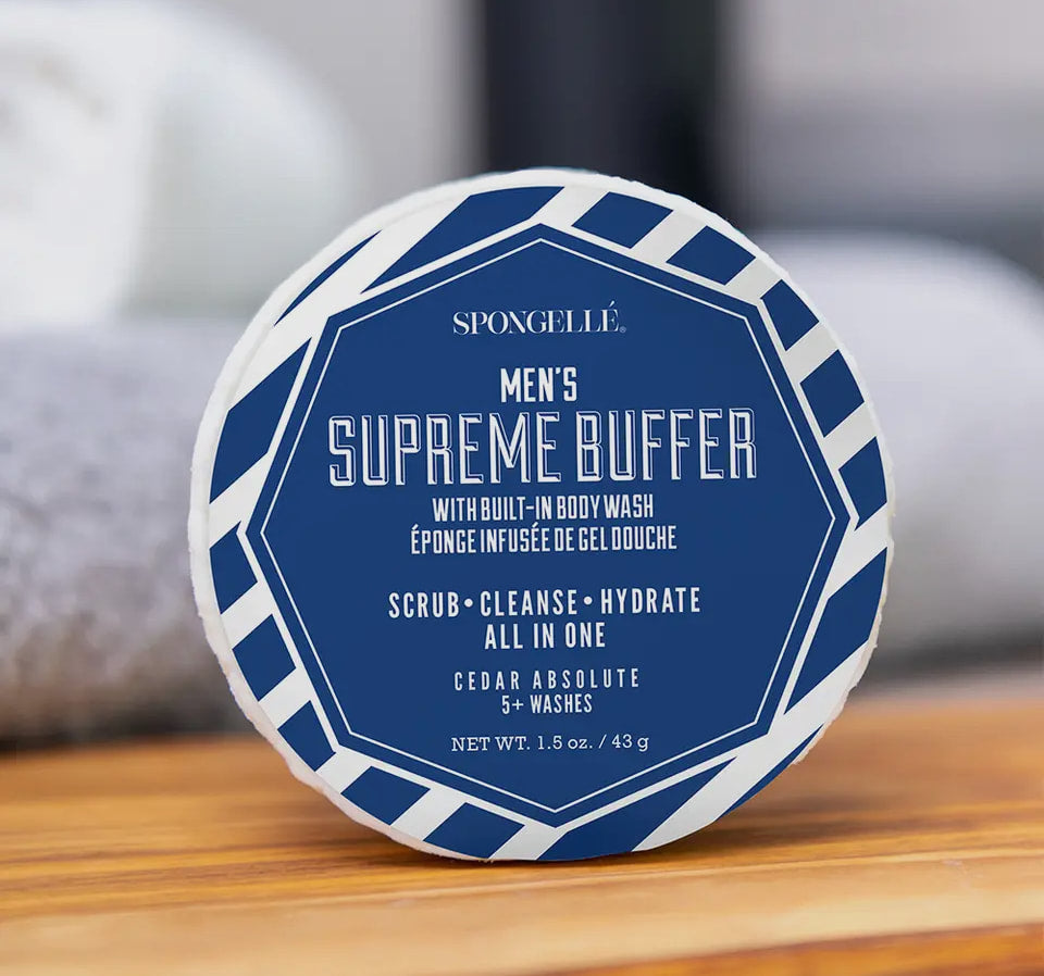Spongelle Mens Cedar Absolute Supreme Buffer