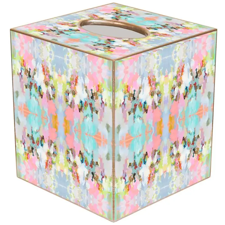 Laura Park Brooks Avenue Tissue Box-Tin