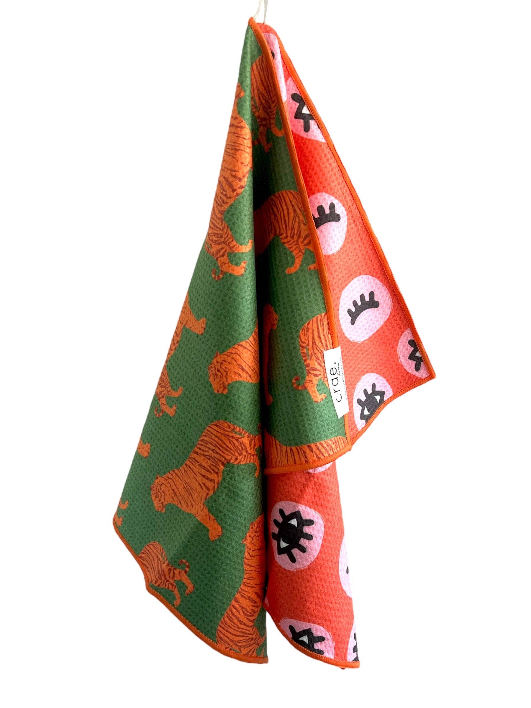 Crae Eye of the Tiger: Reversible Hand Towel