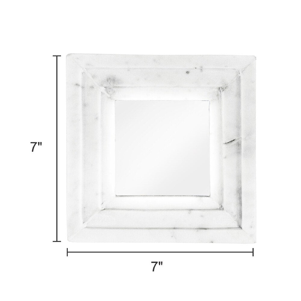 White Marble 4x4 Layered Frame