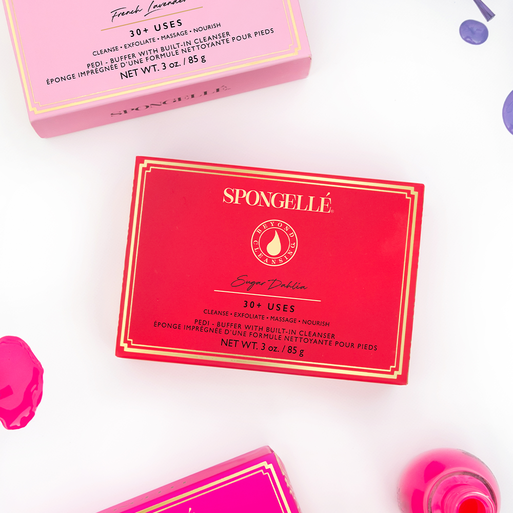 Spongelle Sugar Dahlia Pedi Buffer