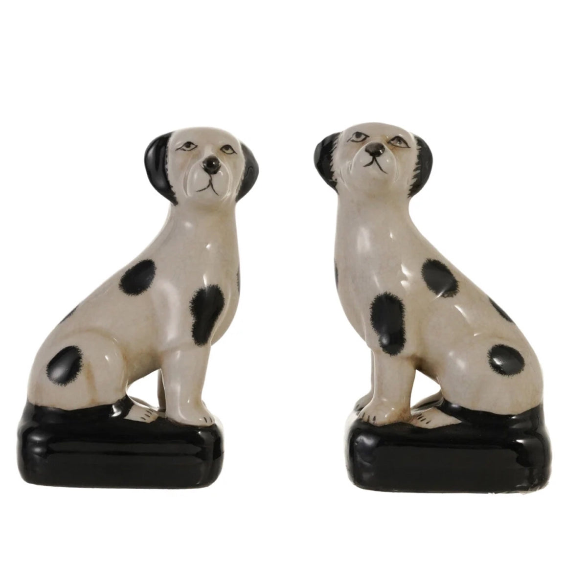 Small Dog Bookends White + Black