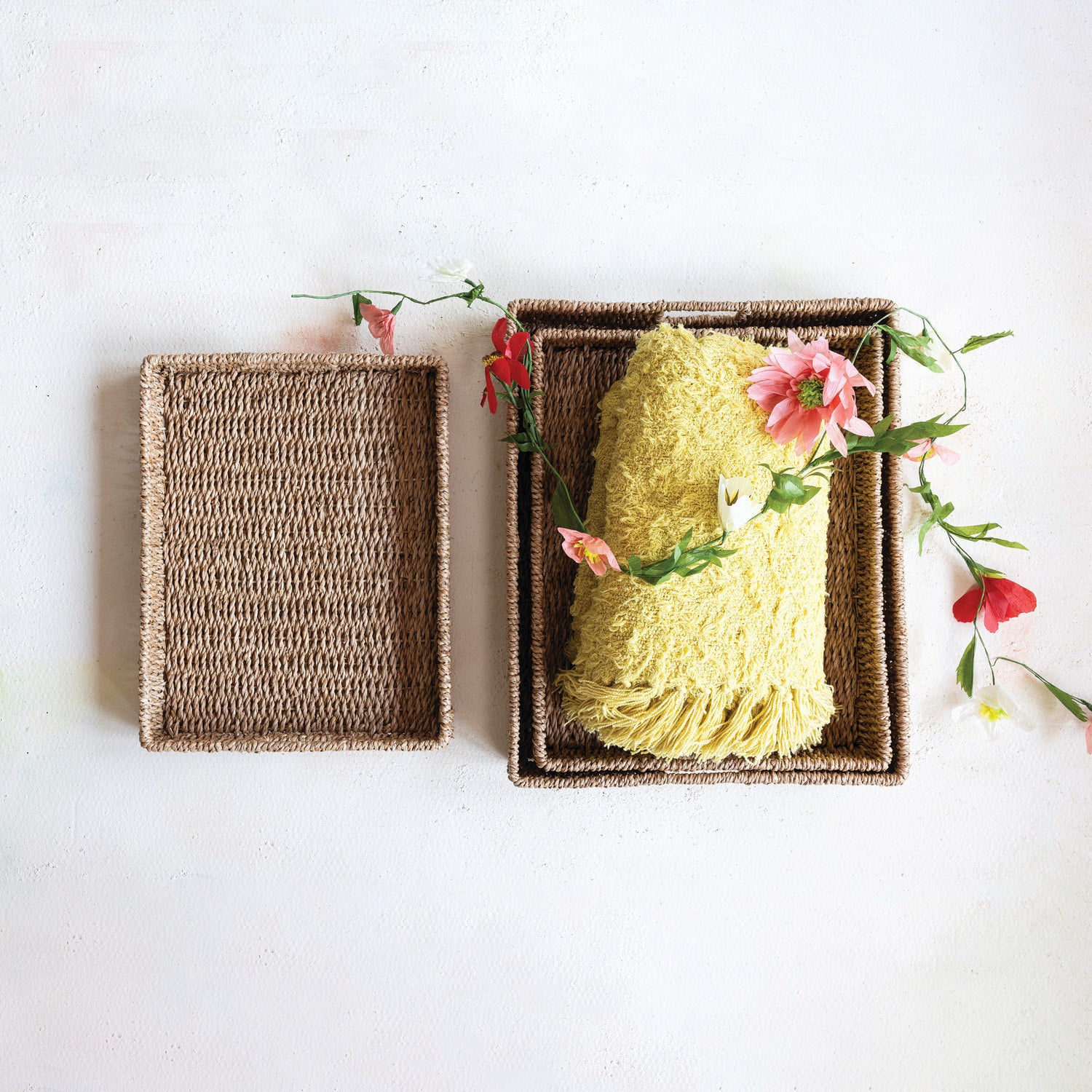 Rectangle Woven Bankuan Tray