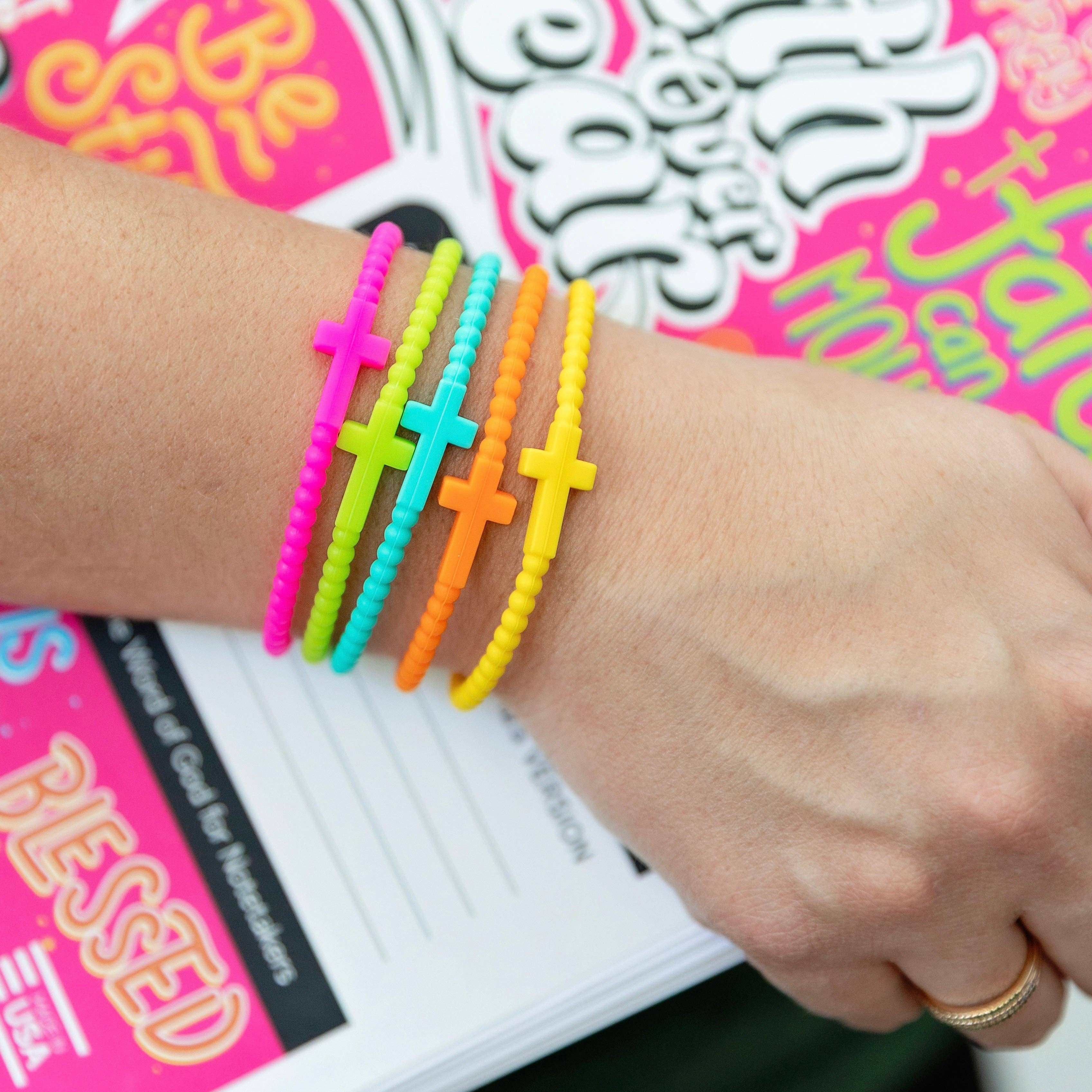 Jesus Bracelets - 5 Packs: Flicker, Medium
