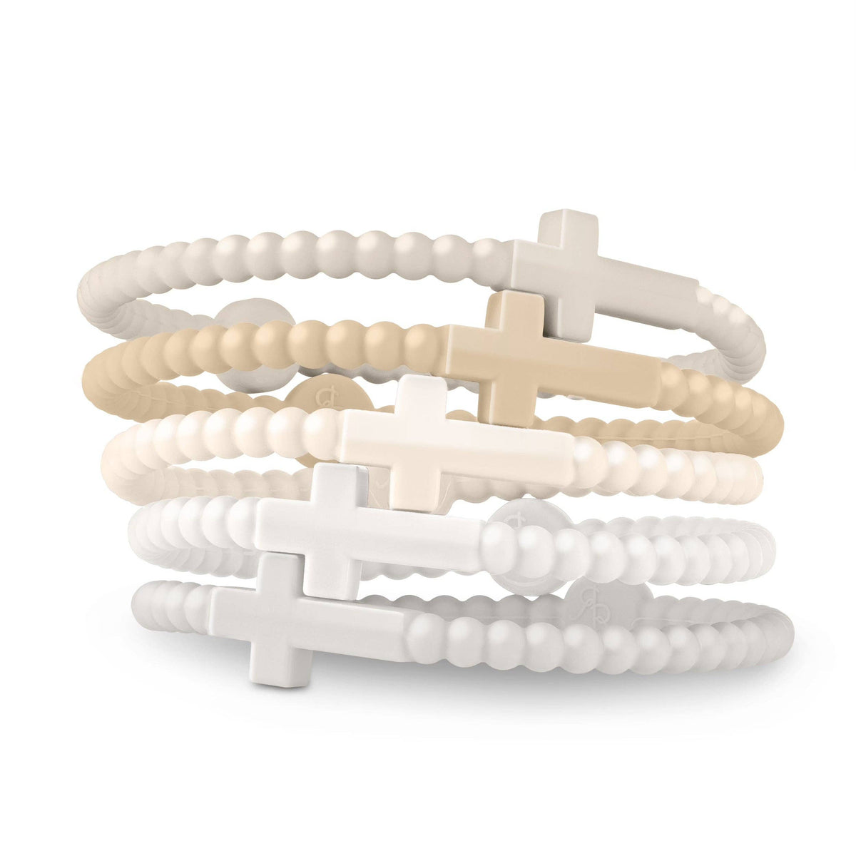 Jesus Bracelets - 5 Packs: Alloy, Medium