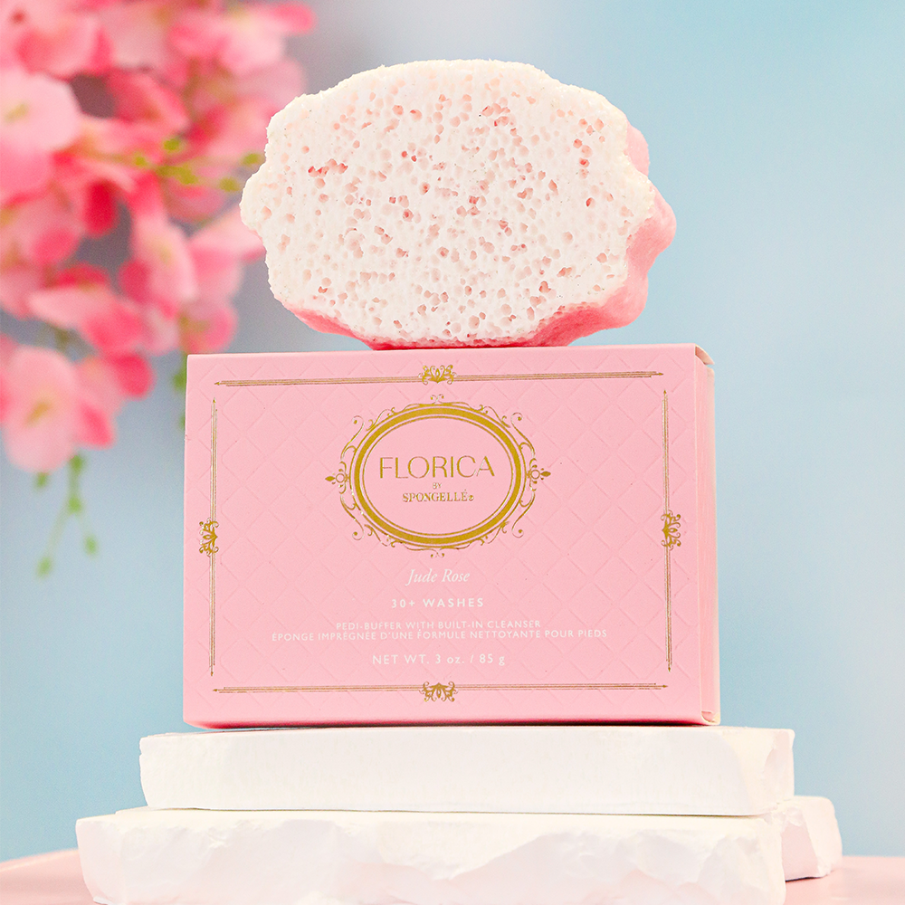 Spongelle Jude Rose Florica Pedibuffer