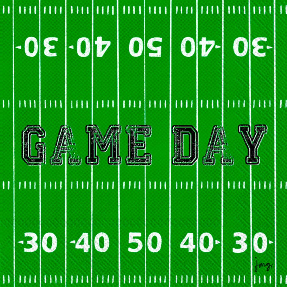 Paper Cocktail Napkins Game Day Field Football (20pk)