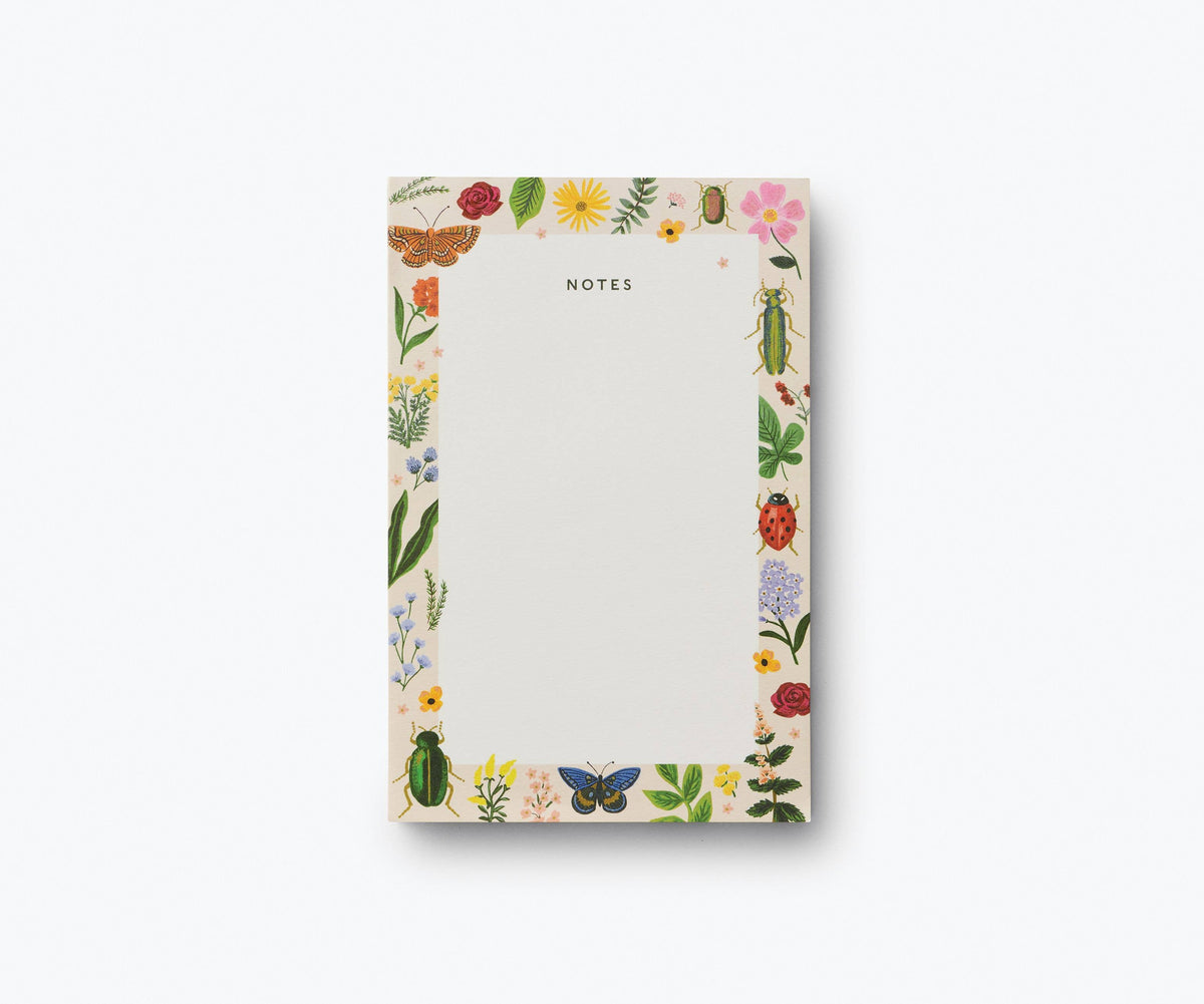 Curio Bugs & Buds Notepad